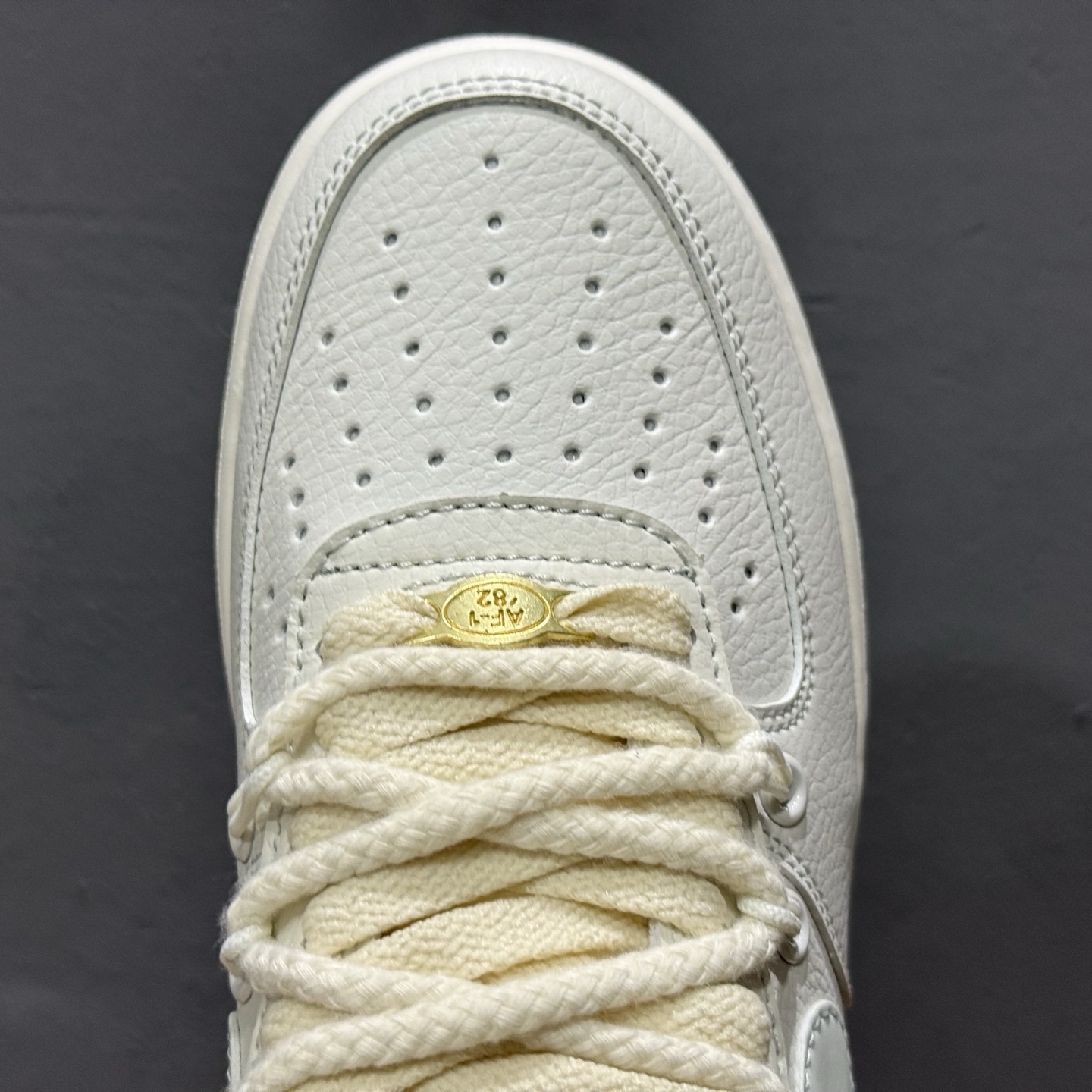 240 Nike Air Force 1 Low 07 白灰麻绳绑带 SX1968-001