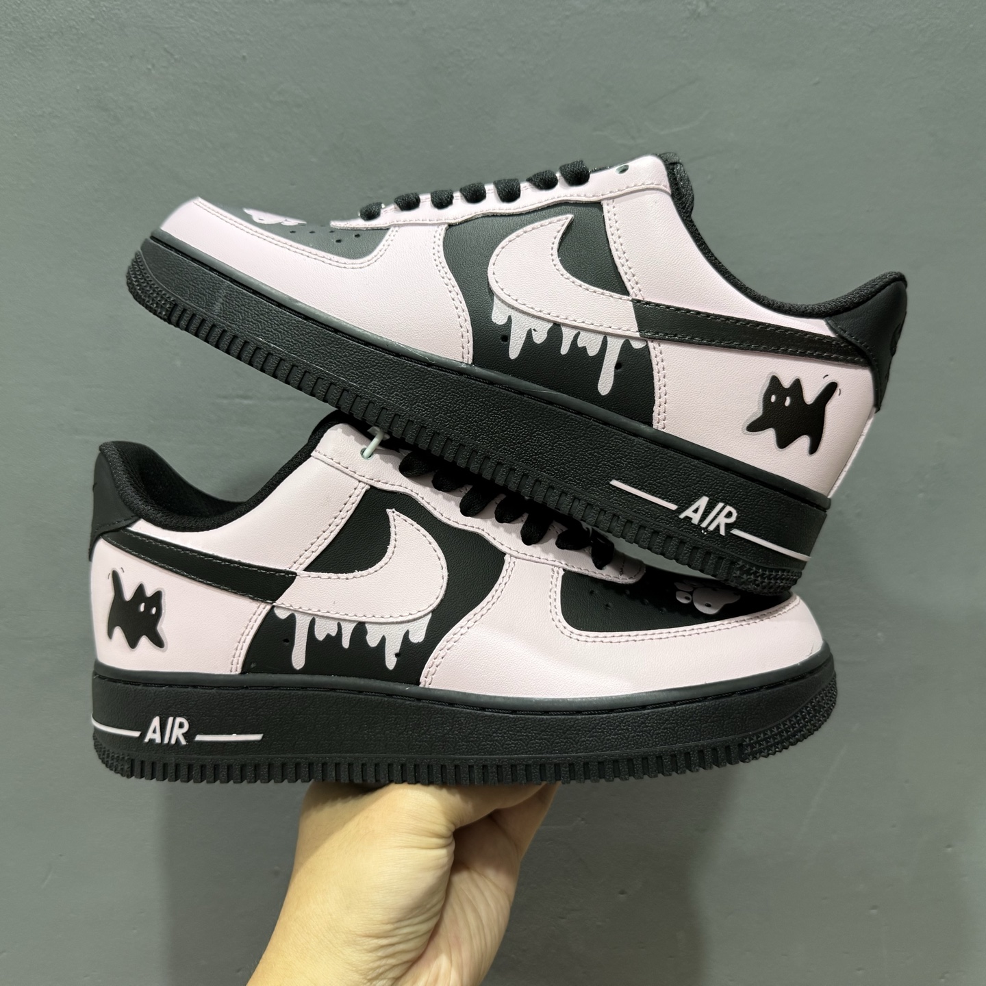 260 Nike Air Force 1 Low 07 甜心猫咪梦幻粉黑 ZH0316-080