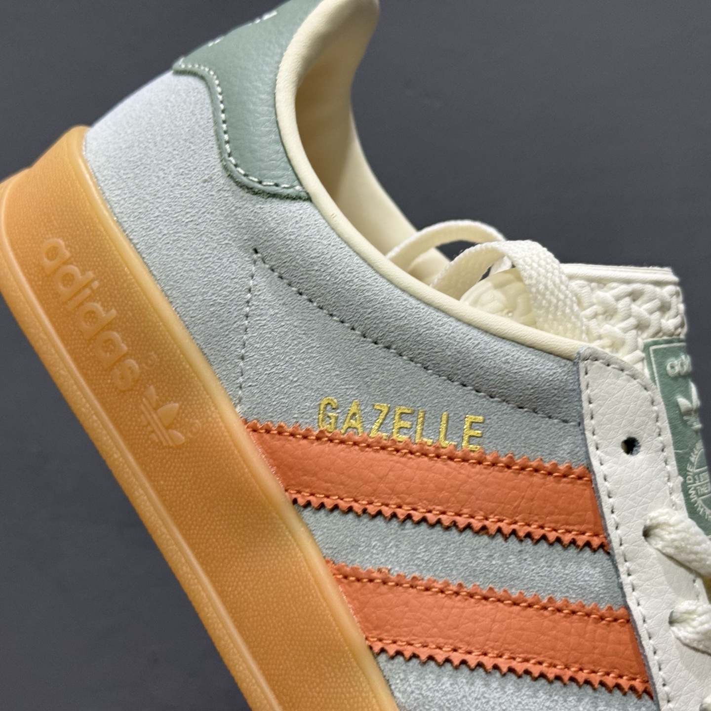 150 adidas originals GAZELLE INDOOR Wonder 灰白色 JQ0011
