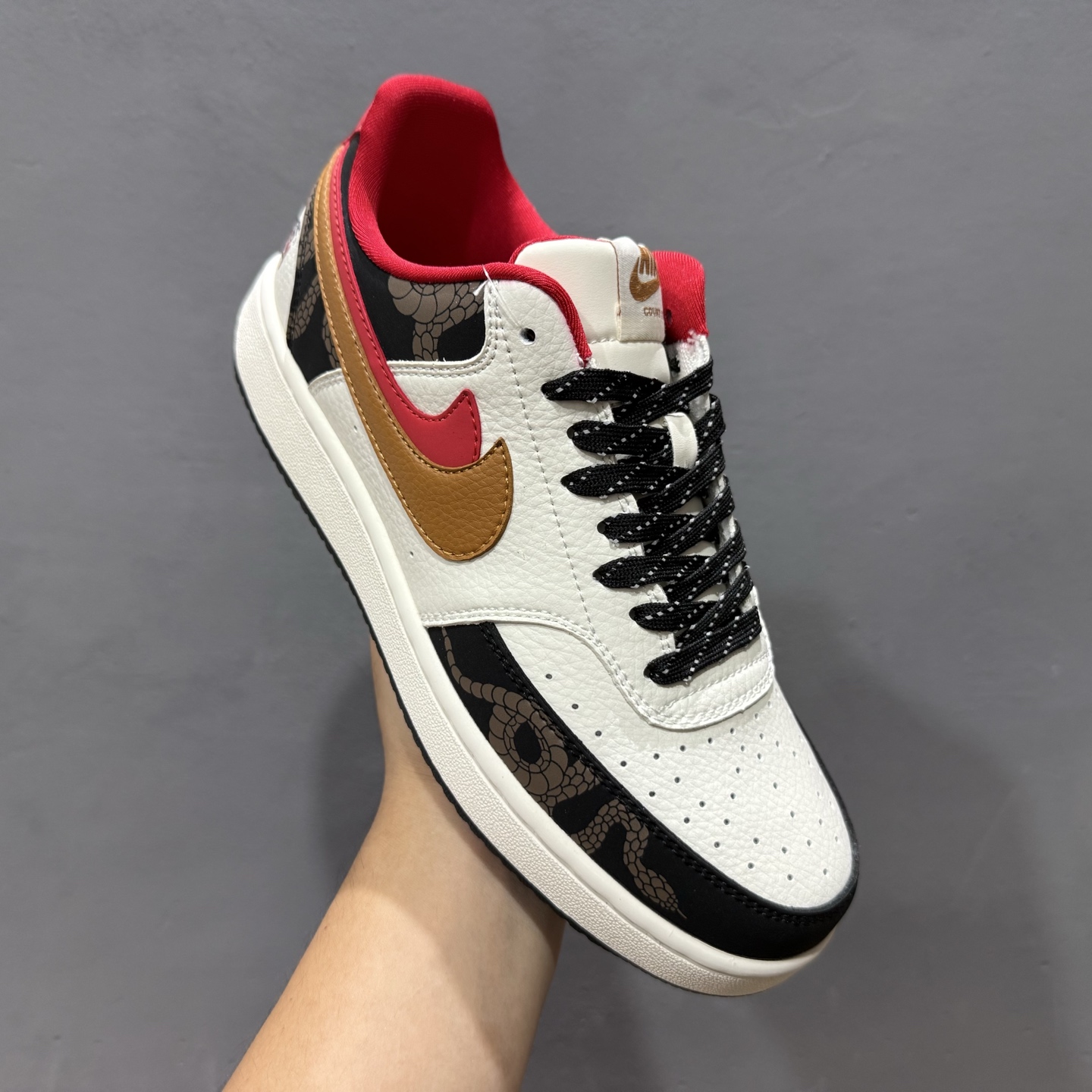 180 独家实拍Nike Court Vision Low 蛇年限定休闲运动板鞋 FD5188-128