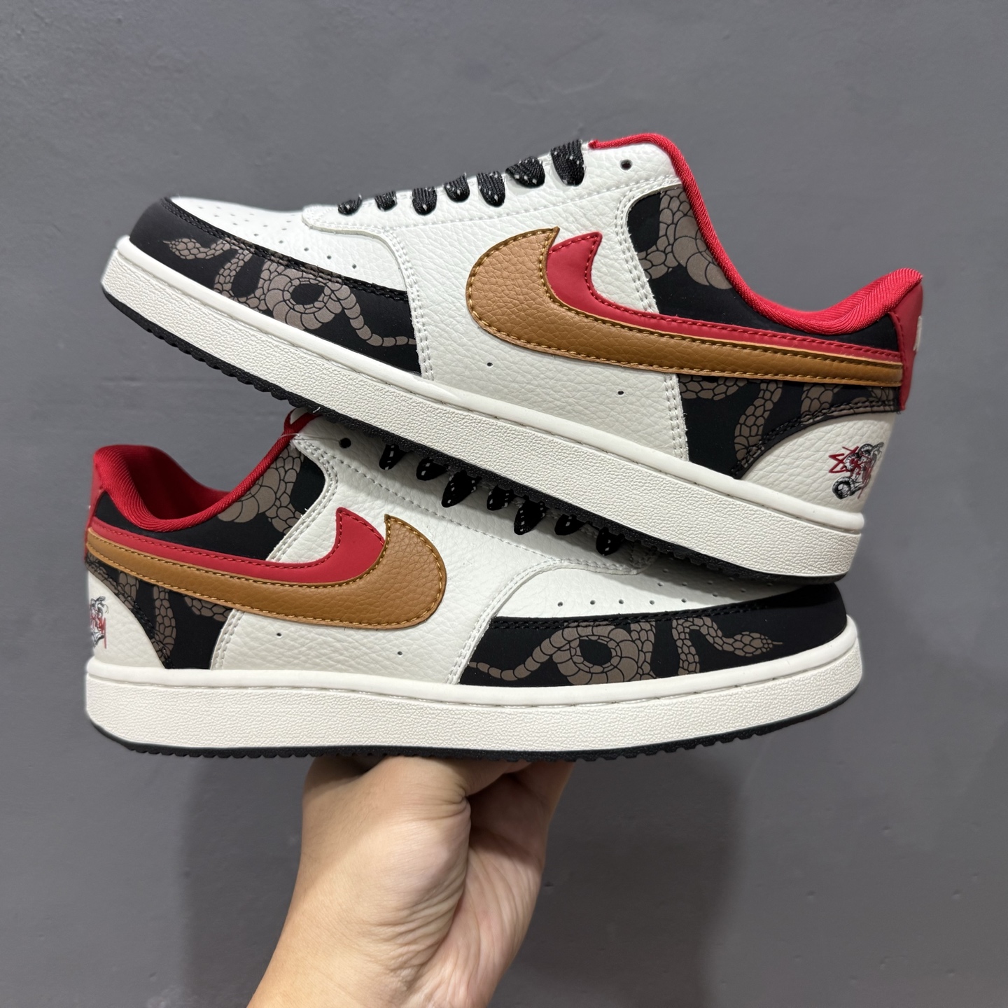 180 独家实拍Nike Court Vision Low 蛇年限定休闲运动板鞋 FD5188-128