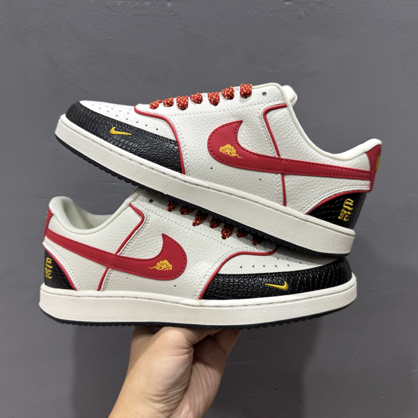 180 独家实拍Nike Court Vision Low 蛇年限定休闲运动板鞋 FD5188-130