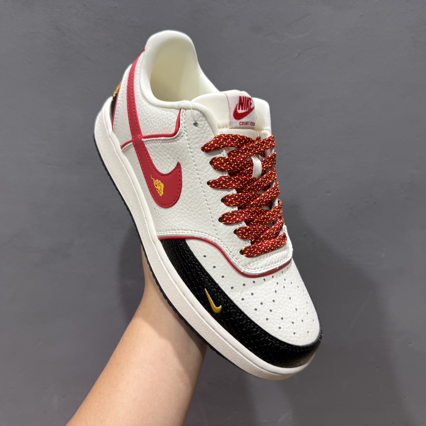 180 独家实拍Nike Court Vision Low 蛇年限定休闲运动板鞋 FD5188-130