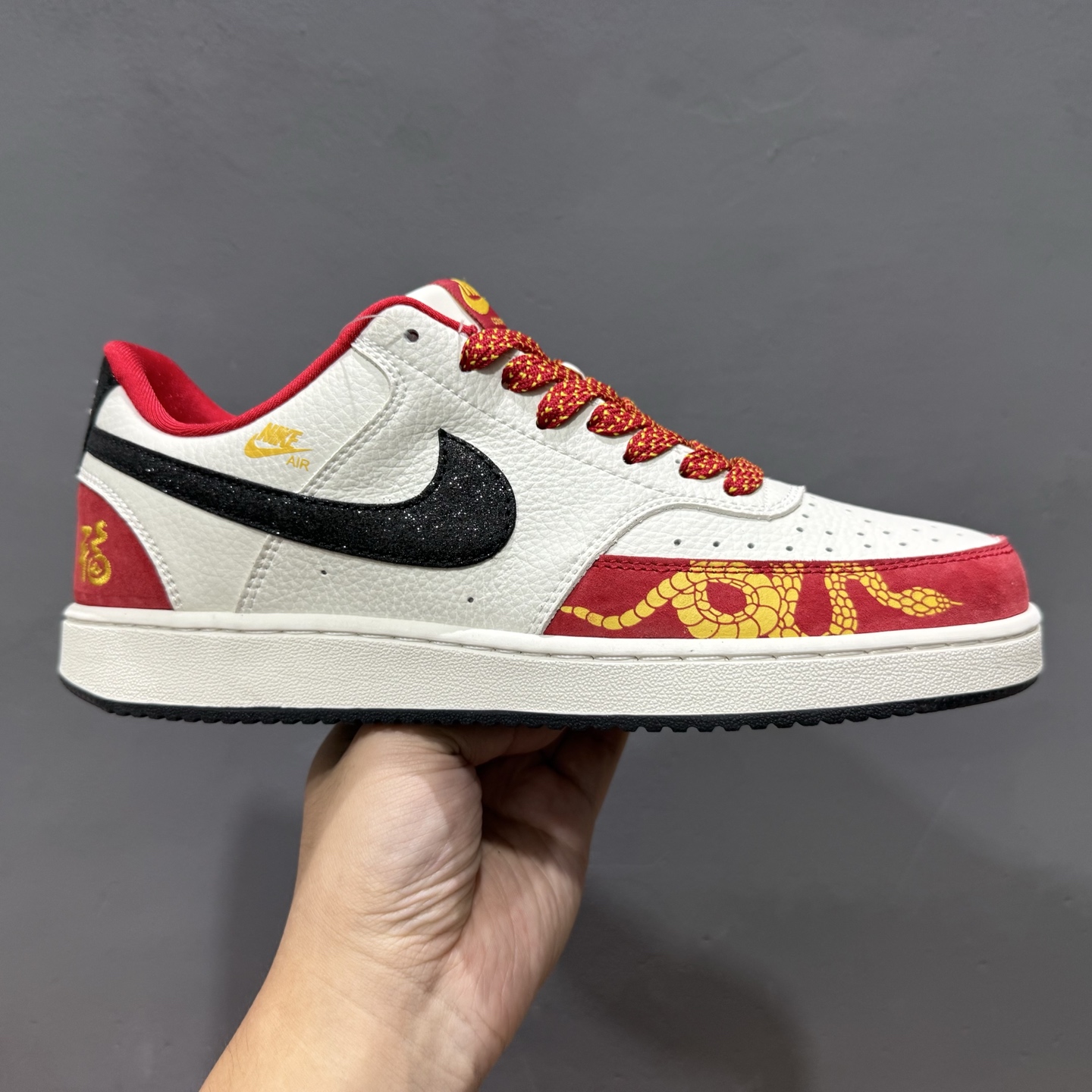 180 独家实拍Nike Court Vision Low 蛇年限定休闲运动板鞋 FD5188-129