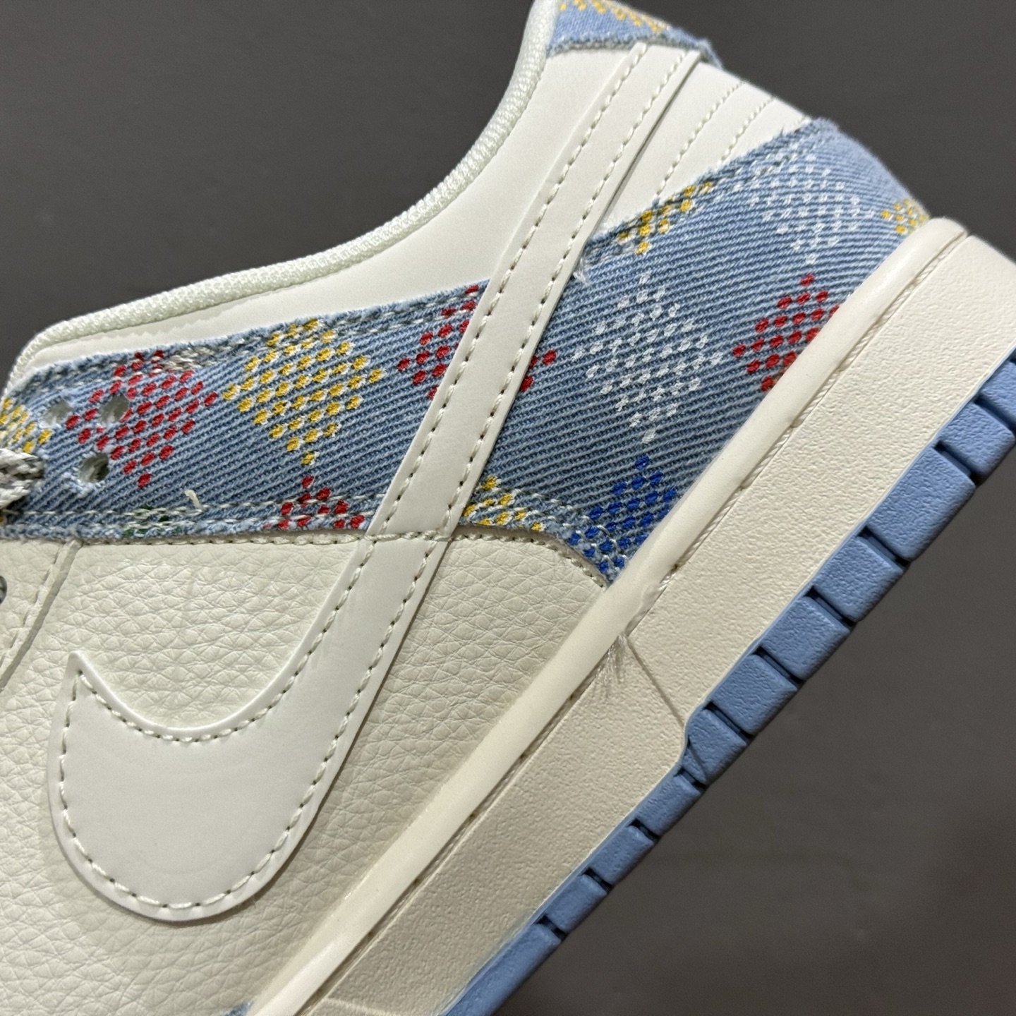 Nike SB Dunk Low LV联名 彩色白勾 周年高端定制 低帮休闲板鞋 FC1688-231