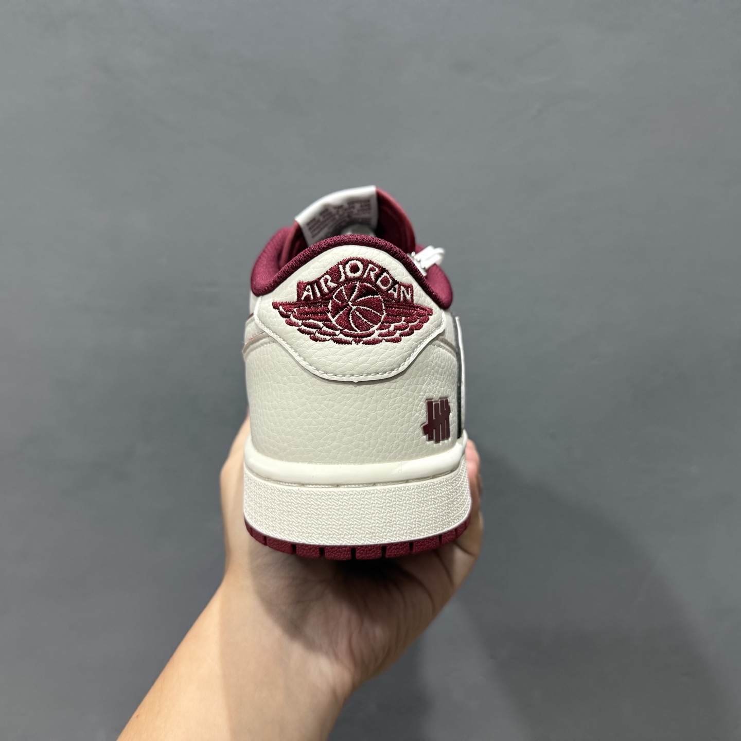 280 Undefeated x Air Jordan 1 Low 白红 DF1845-536