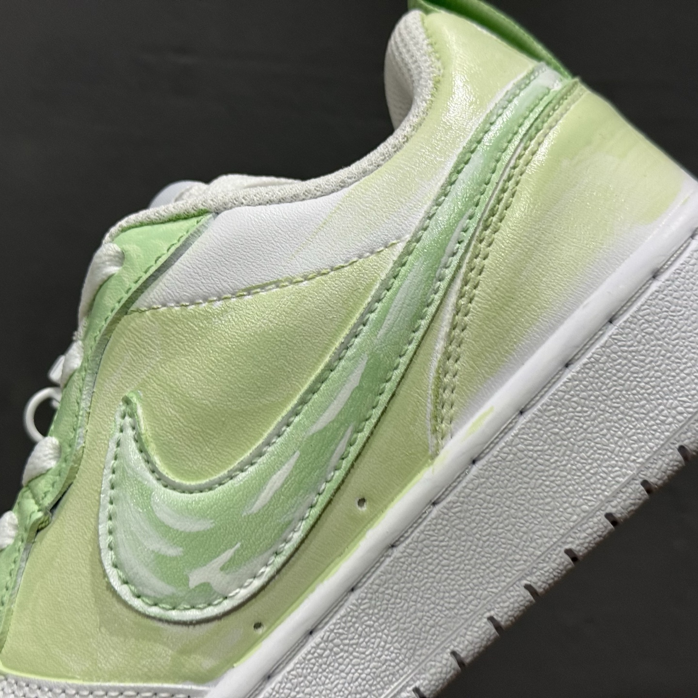 定制版 260 【定制球鞋】Nike Court Vision 1 春日焕新 春日星芒 绿白 BQ5448-100
