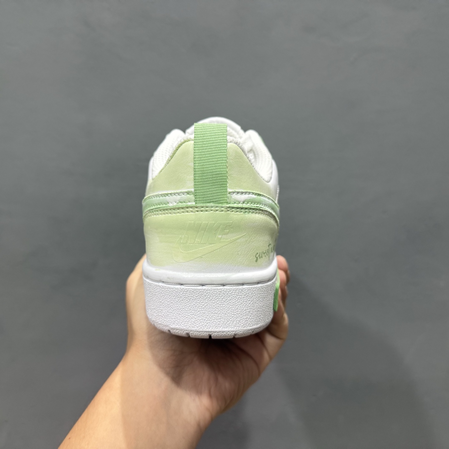 定制版 260 【定制球鞋】Nike Court Vision 1 春日焕新 春日星芒 绿白 BQ5448-100