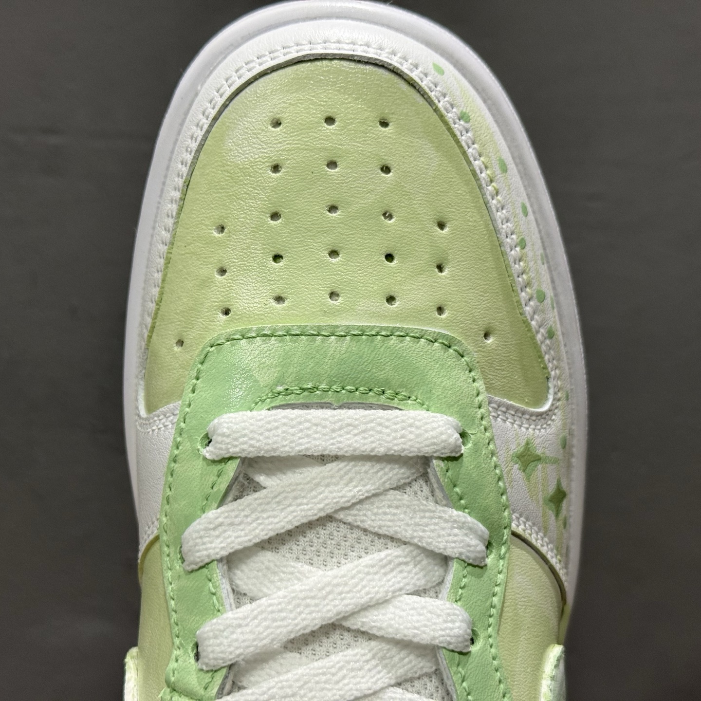 定制版 260 【定制球鞋】Nike Court Vision 1 春日焕新 春日星芒 绿白 BQ5448-100