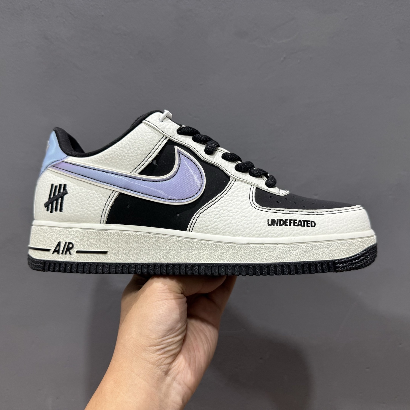 ￥260 Nike Air Force 1'07 Low UN联名 黑白紫 空军一号低帮休闲板鞋 SC9207-528