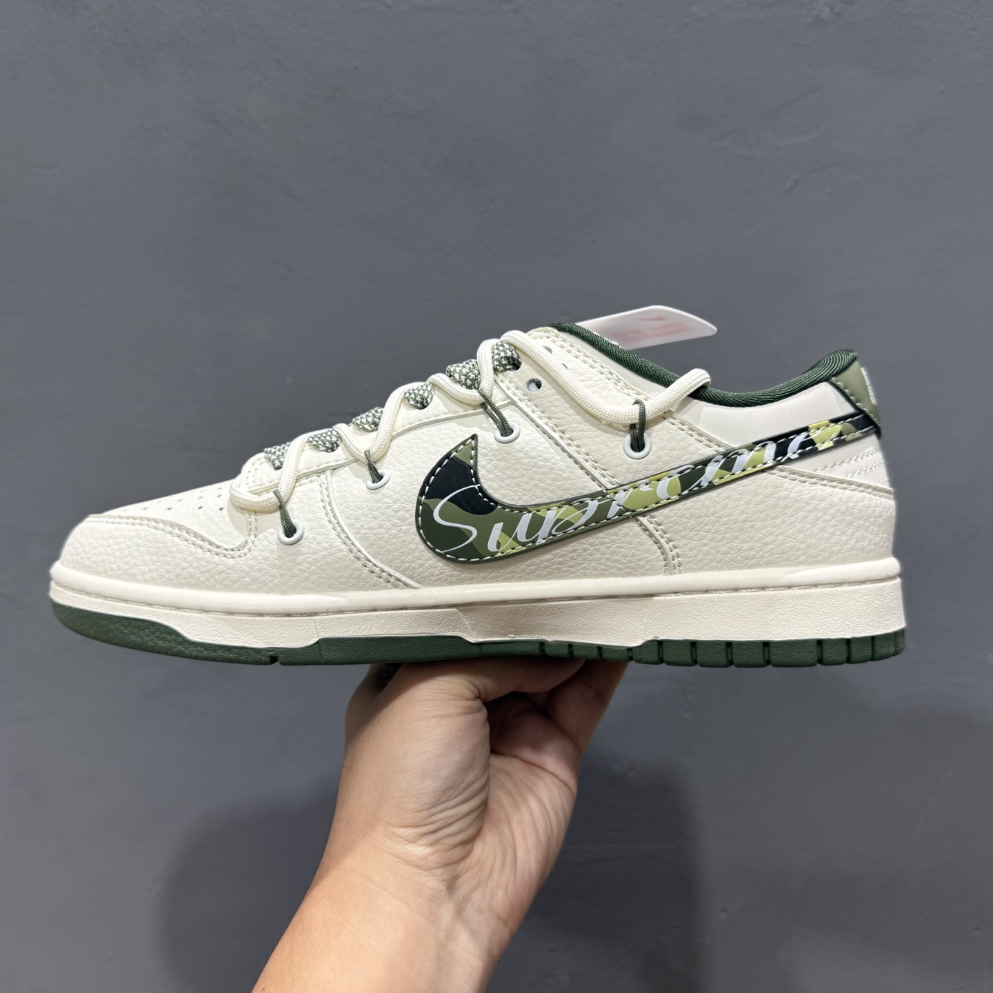 300 Nike SB Dunk Low Sup联名 绑带迷彩勾 周年高端定制 低帮休闲板鞋 DM6868-081