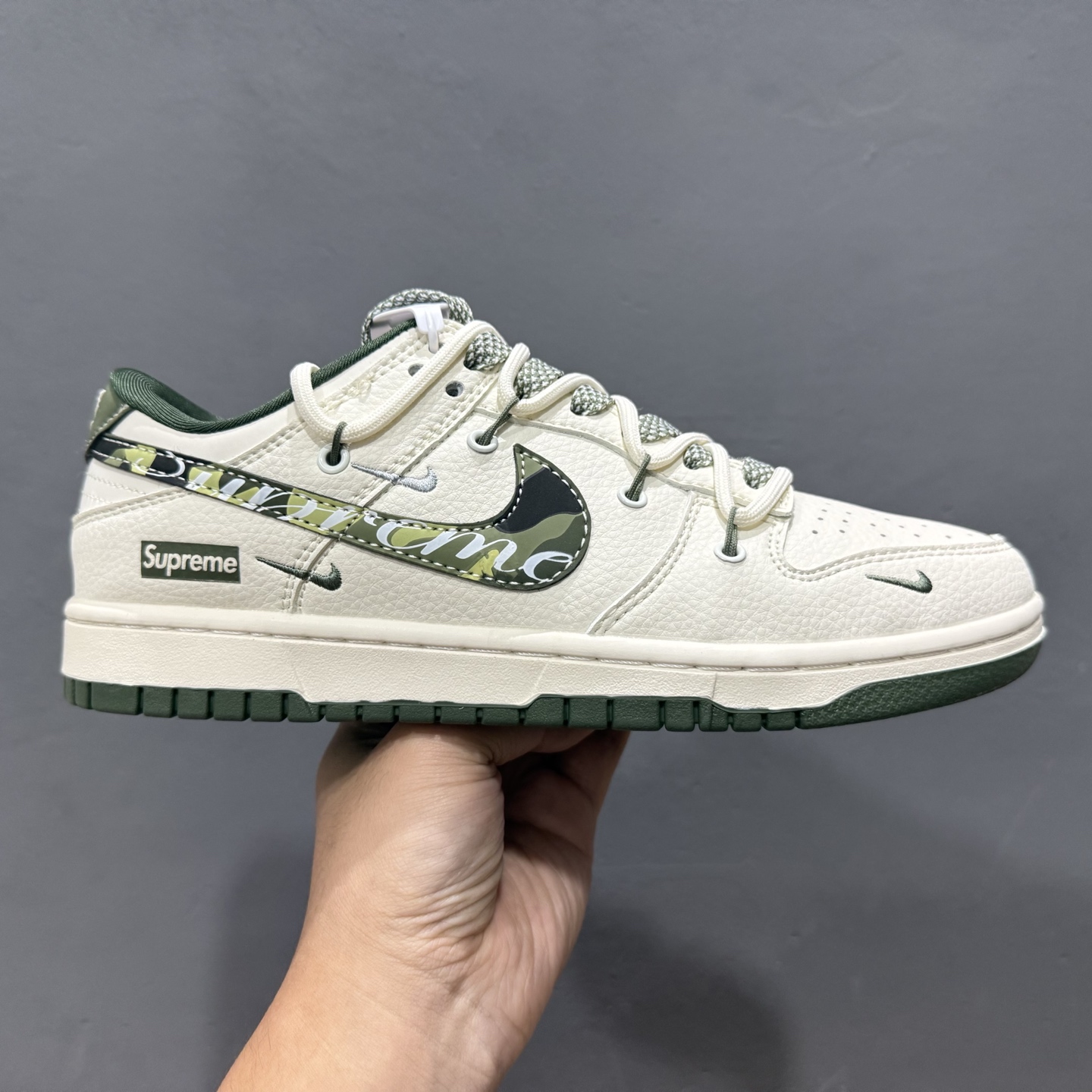 300 Nike SB Dunk Low Sup联名 绑带迷彩勾 周年高端定制 低帮休闲板鞋 DM6868-081