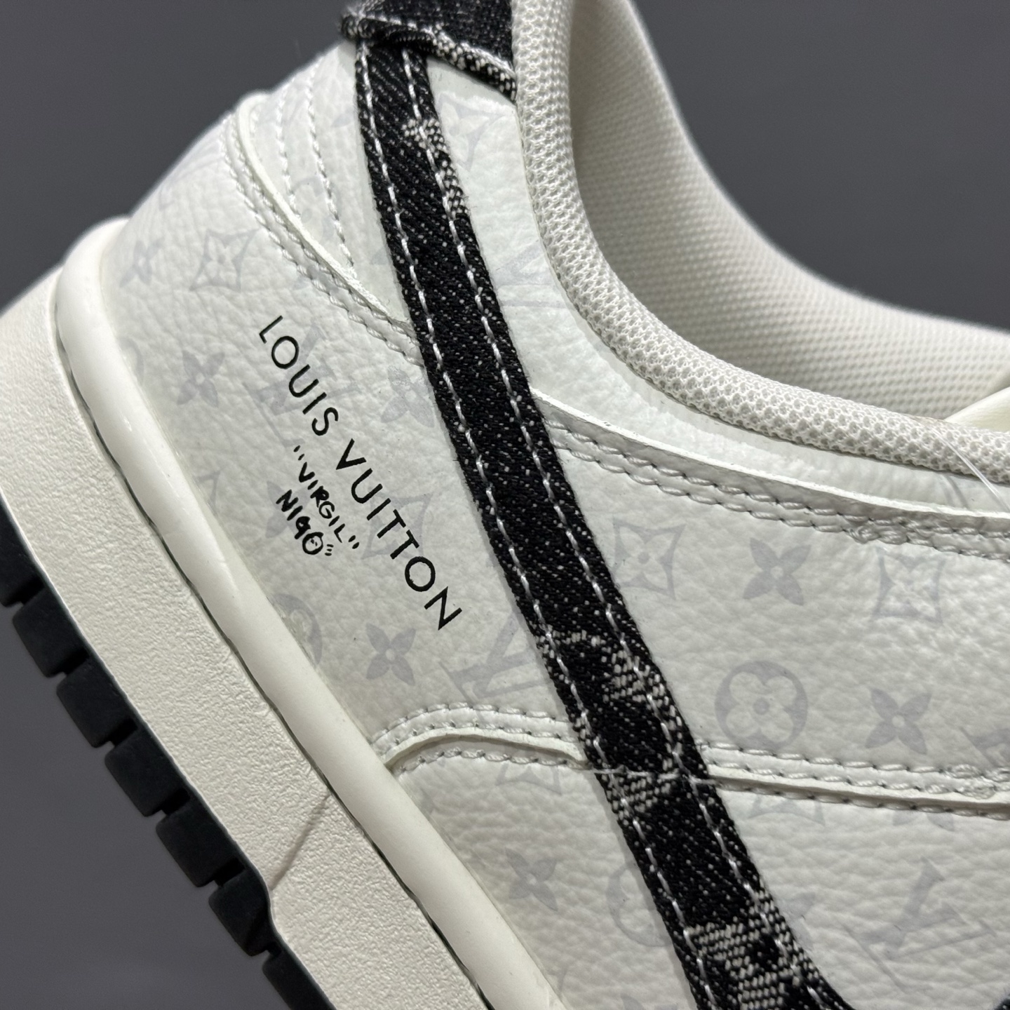 Nike SB Dunk Low LV联名 黑色牛仔 周年高端定制 低帮休闲板鞋 SC9772-804
