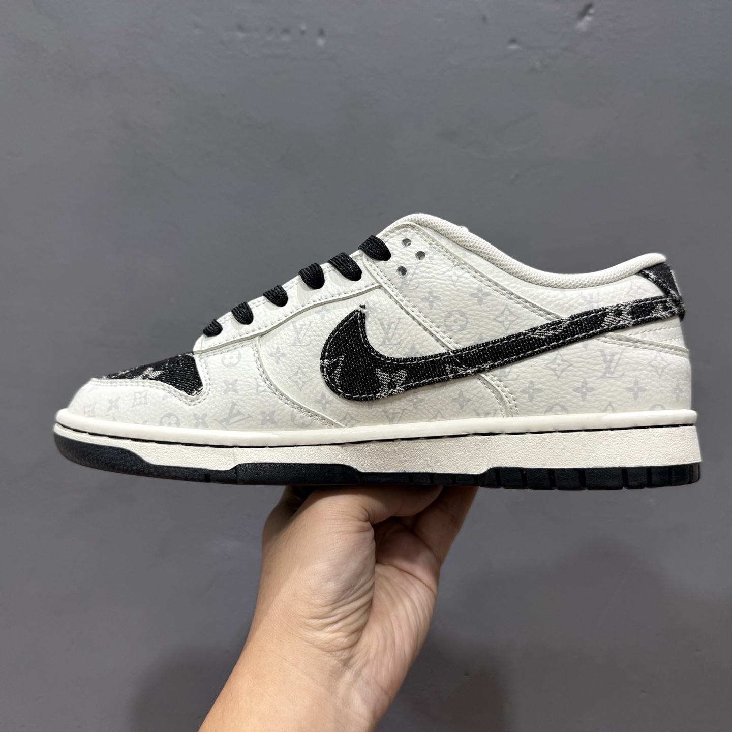 Nike SB Dunk Low LV联名 黑色牛仔 周年高端定制 低帮休闲板鞋 SC9772-804