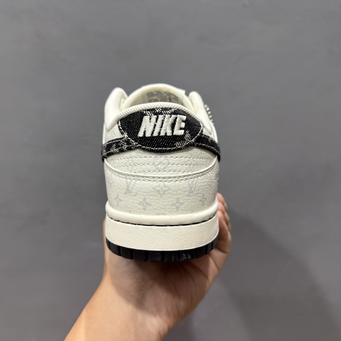Nike SB Dunk Low LV联名 黑色牛仔 周年高端定制 低帮休闲板鞋 SC9772-804