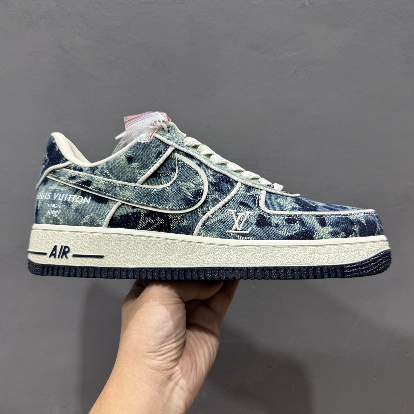 260 SC版 Nike Air Force 1 Low 07 x Louis Vuitton 牛仔蓝 SC9207-533