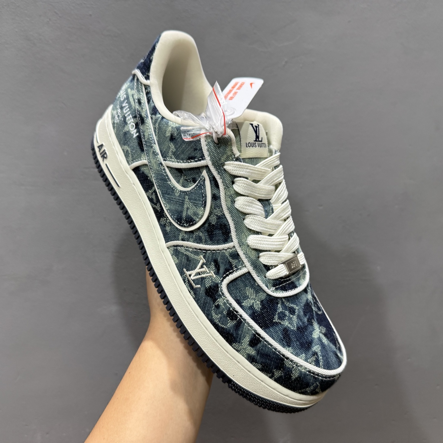 260 SC版 Nike Air Force 1 Low 07 x Louis Vuitton 牛仔蓝 SC9207-533
