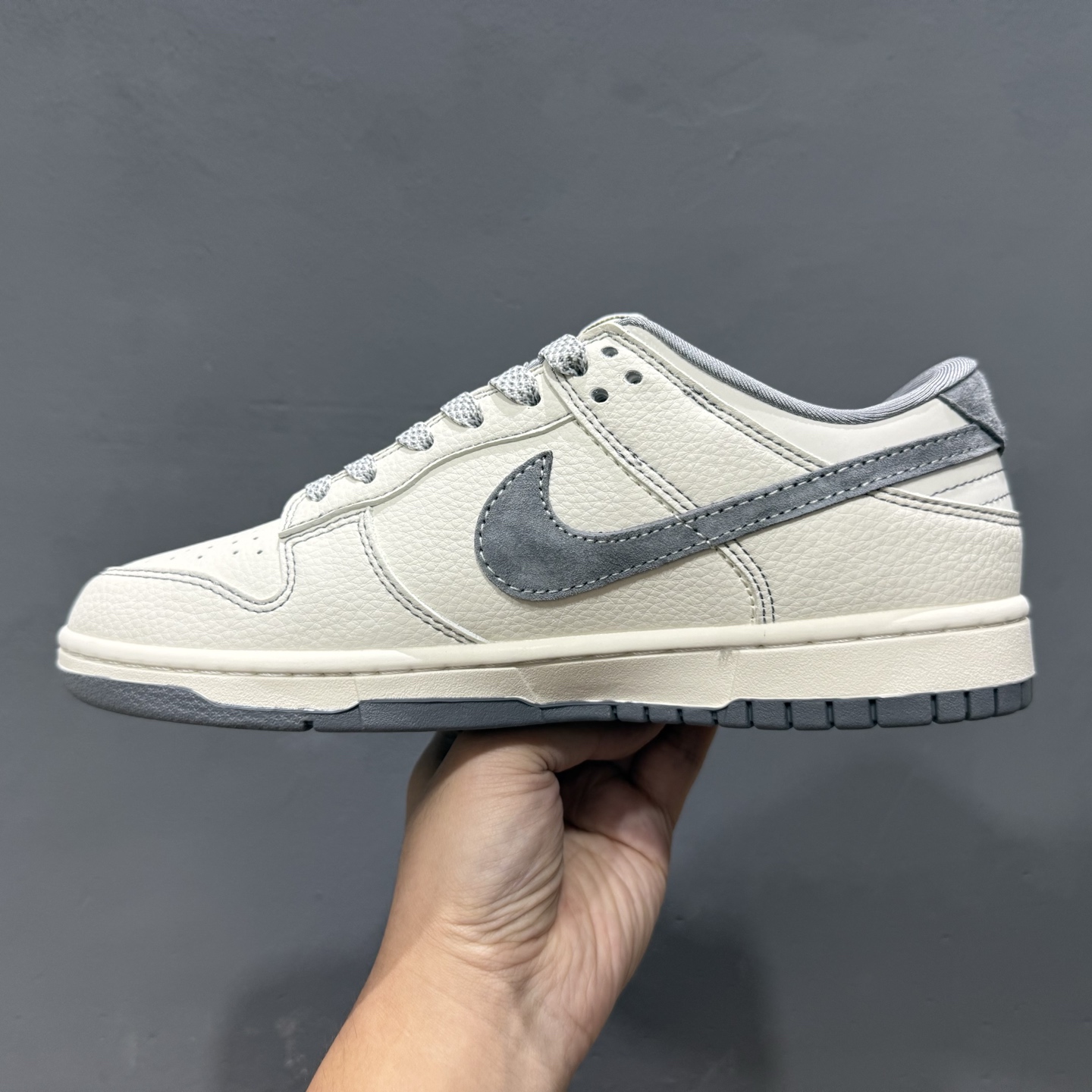 280 Nike SB Dunk Low 北面联名 米白灰勾 周年高端定制 低帮休闲板鞋 YX5066-340