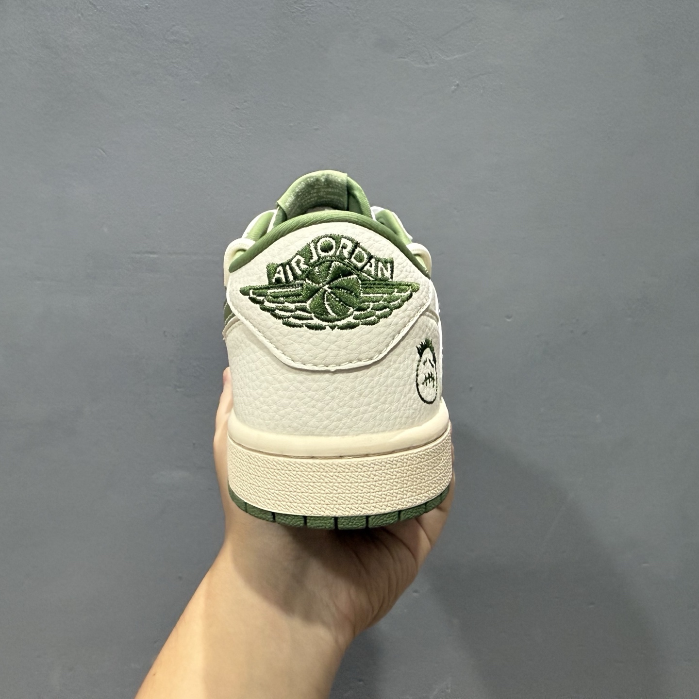 300 Travis Scott x Fragment Design x Air Jordan 1 Low OG SP AJ1 UN联名 绿鬼脸抽绳 低帮文化休闲板鞋 DM6868-097