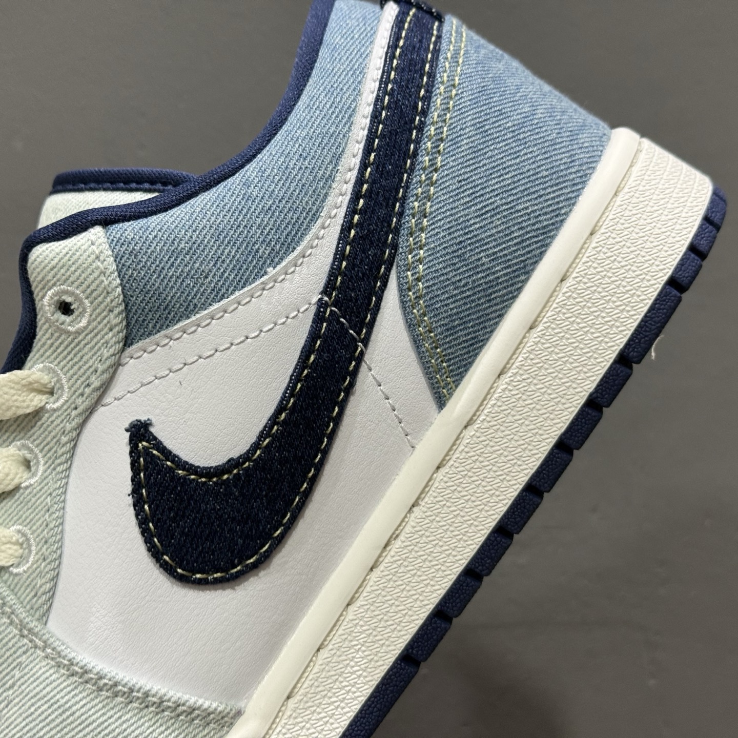 240 过验版本 Air Jordan 1 Low AJ1 乔1牛仔风潮 低帮文化篮球鞋 IH0648-141