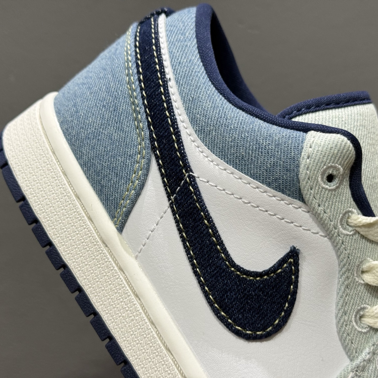 240 过验版本 Air Jordan 1 Low AJ1 乔1牛仔风潮 低帮文化篮球鞋 IH0648-141