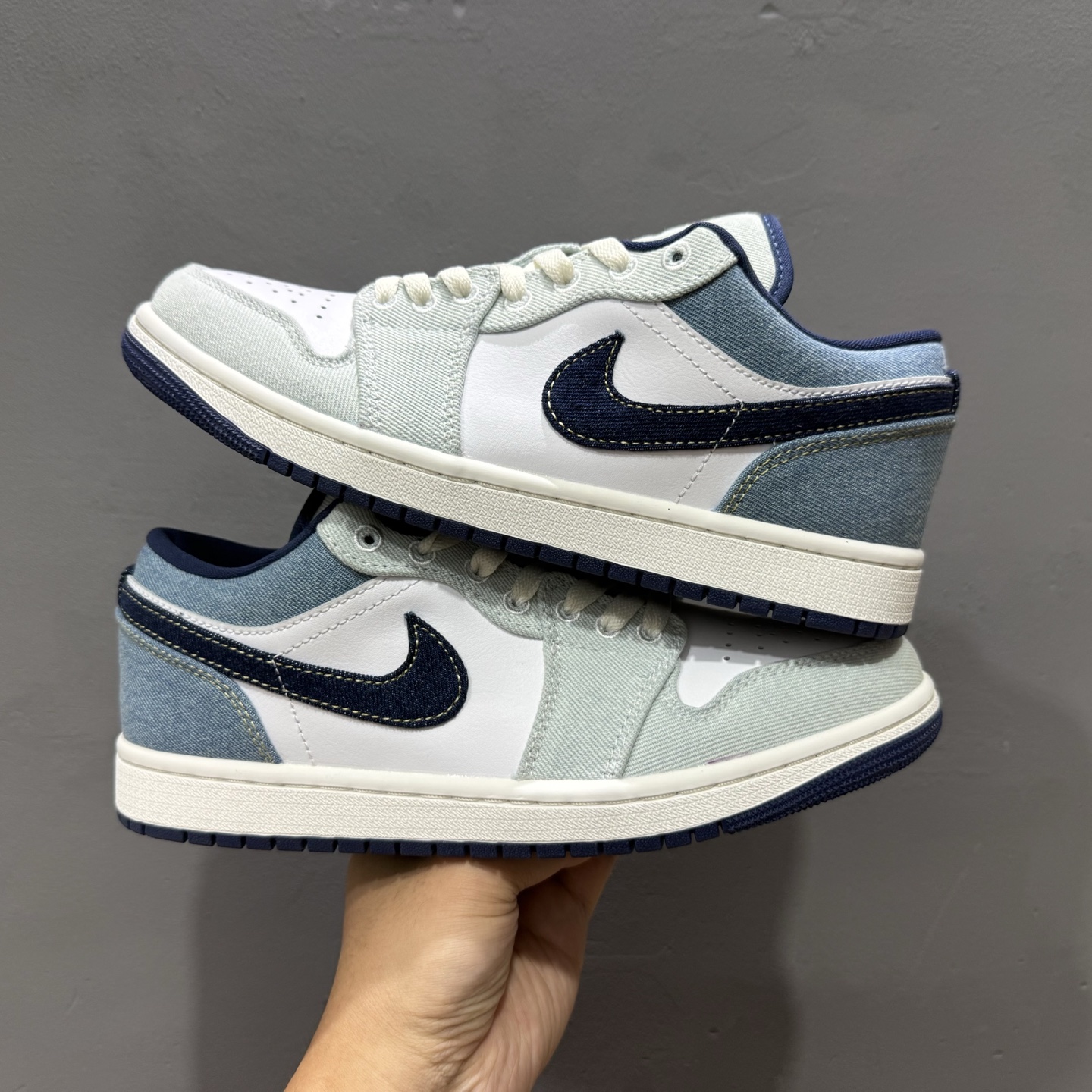 240 过验版本 Air Jordan 1 Low AJ1 乔1牛仔风潮 低帮文化篮球鞋 IH0648-141