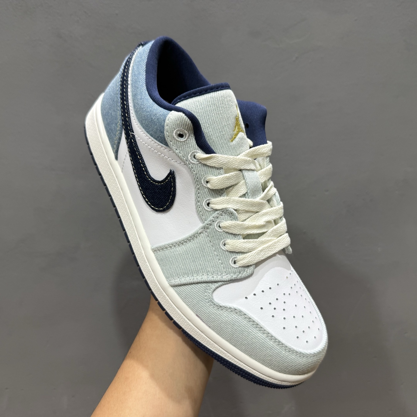 240 过验版本 Air Jordan 1 Low AJ1 乔1牛仔风潮 低帮文化篮球鞋 IH0648-141