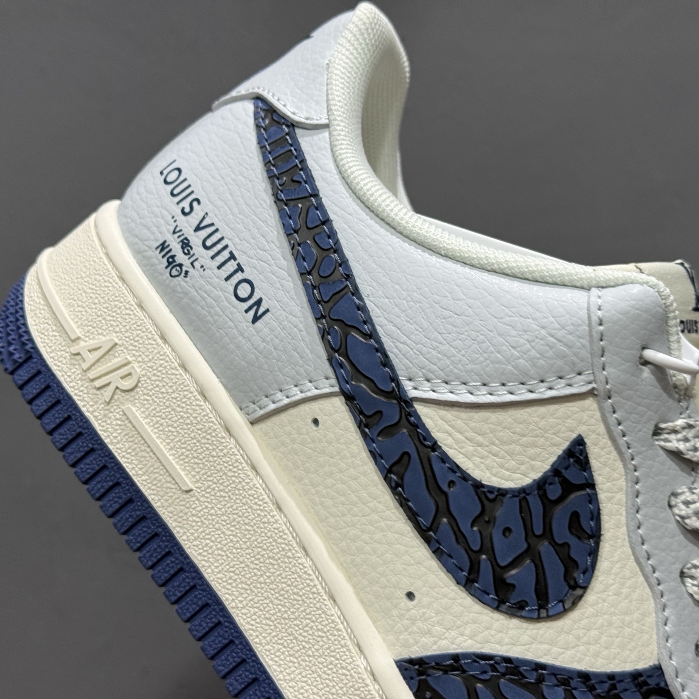 Nike Air Force 1'07 LV 联名 蓝白灰 JJ2508-701