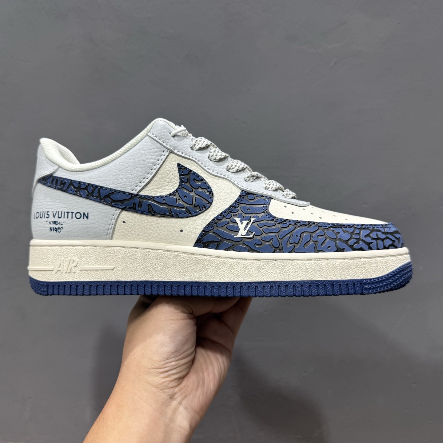 Nike Air Force 1’07 LV 联名 蓝白灰 JJ2508-701