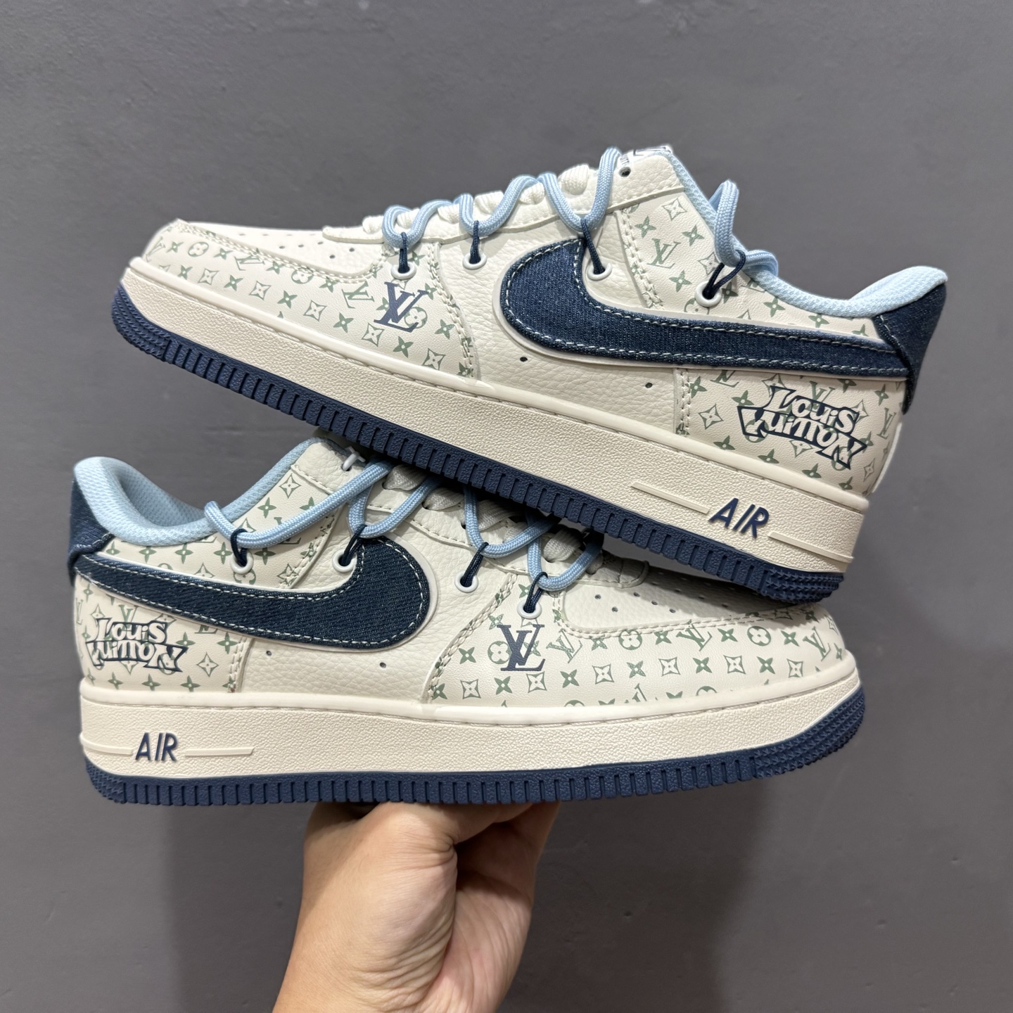 Nike Air Force 1'07 LV 联名 白蓝 DM6868-096