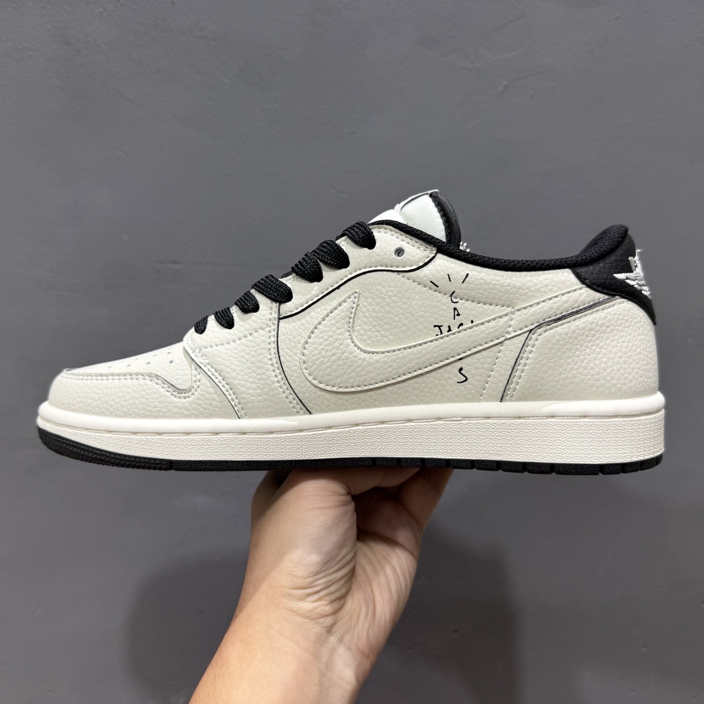 定制 Air Jordan 1 Low ow SP 倒钩联名 米白黑 LK1099-061