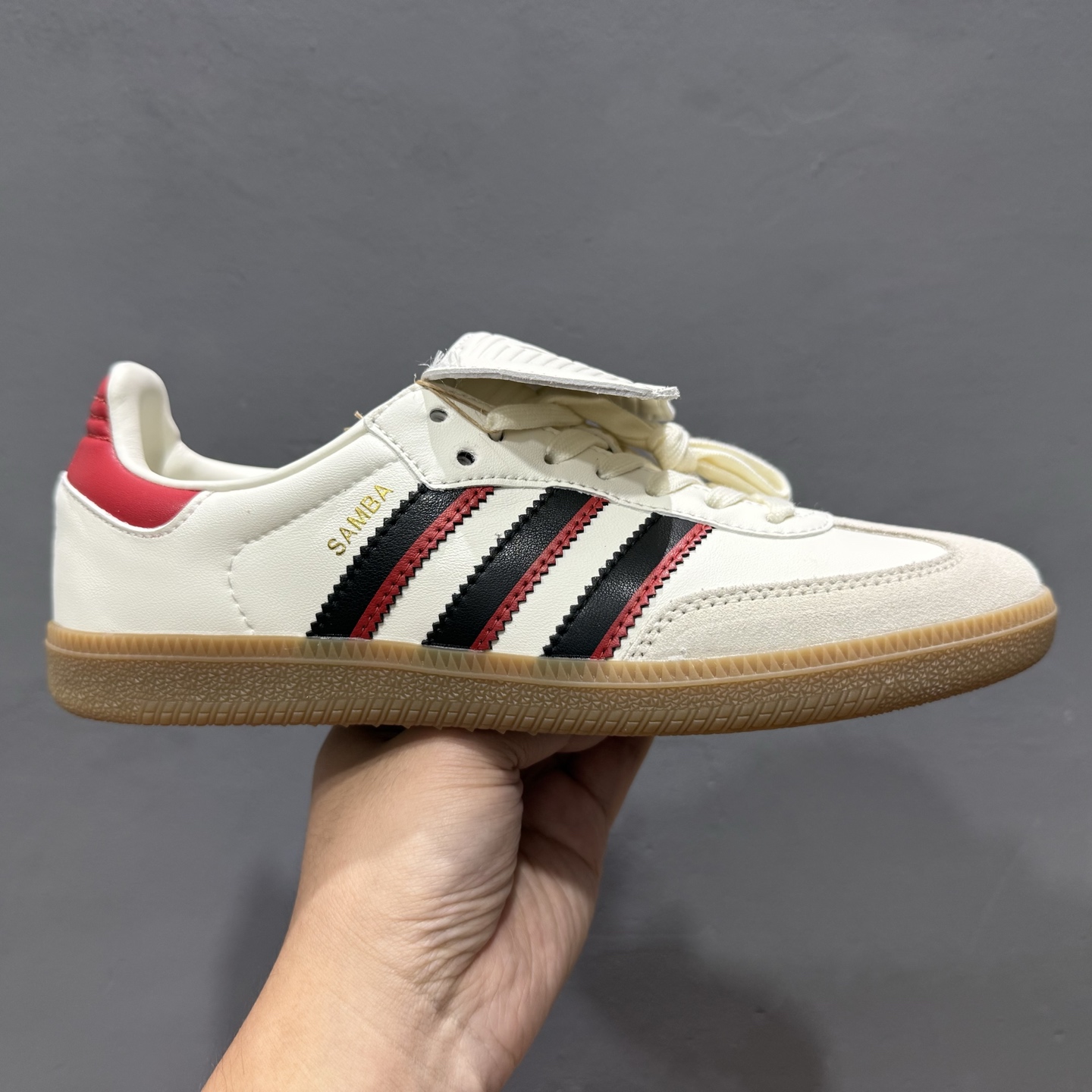 adidas originals Samba Long Tongue Shoes 白色 JQ5124