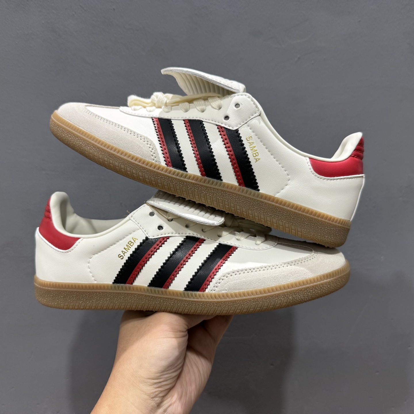 adidas originals Samba Long Tongue Shoes 白色 JQ5124