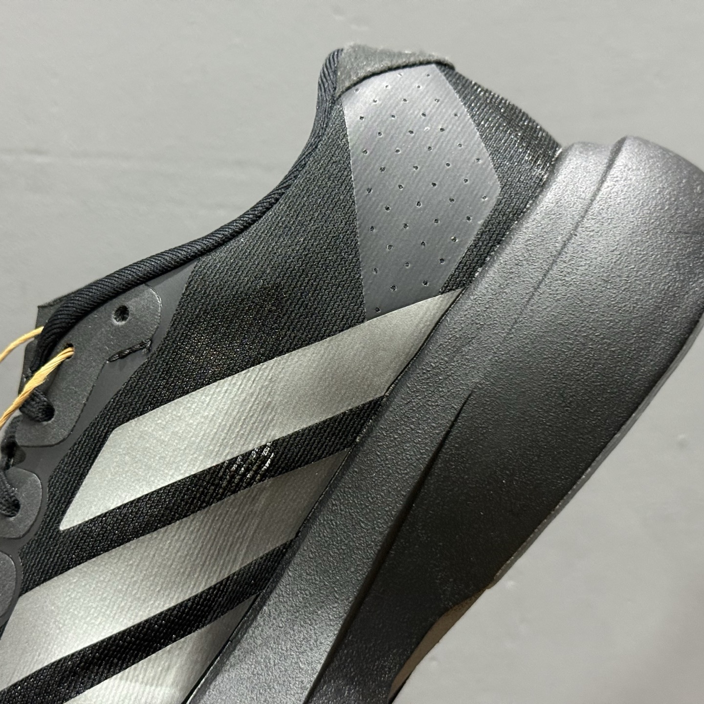 adidas Adizero Evo SL 白红色 阿迪超轻透气缓震跑鞋 JS7147