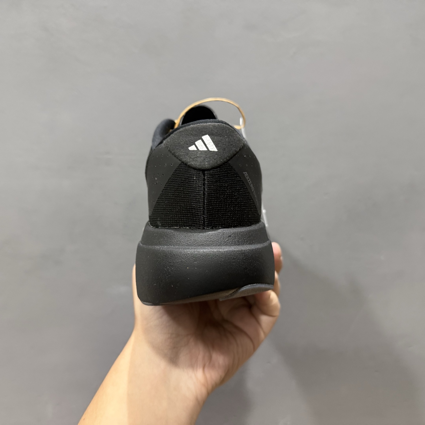 adidas Adizero Evo SL 白红色 阿迪超轻透气缓震跑鞋 JS7147