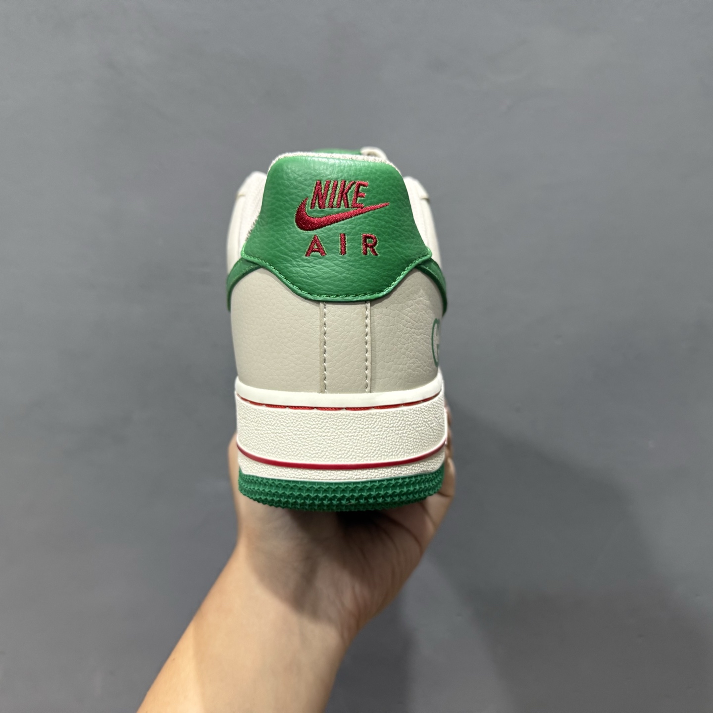 Nike Air Force 1'07 Low 古驰联名 灰棕小绿勾 空军一号低帮休闲板鞋 LW9279-003