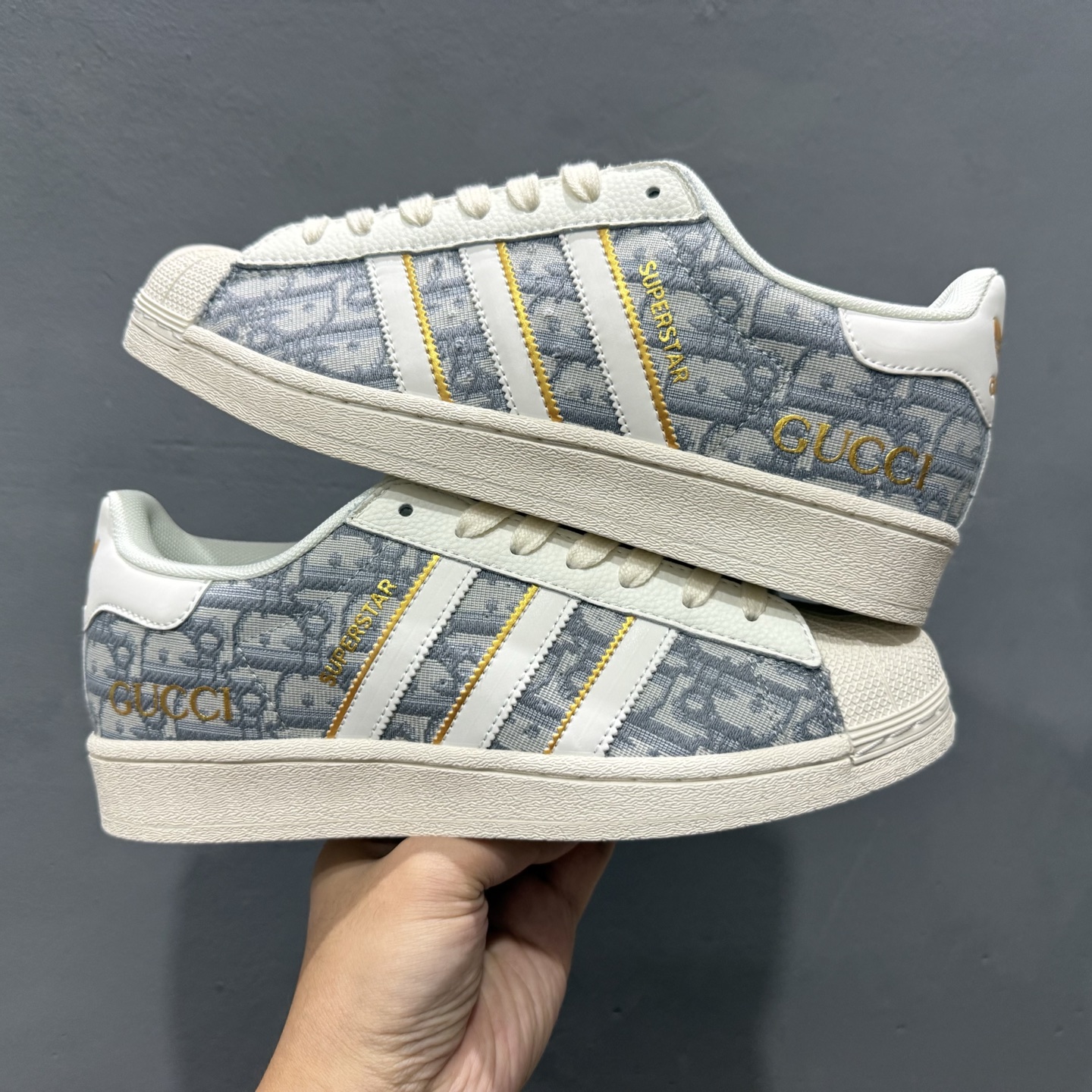 Adidas Originals Superstar 联名贝壳头 古驰休闲运动板鞋 BZ2525-132