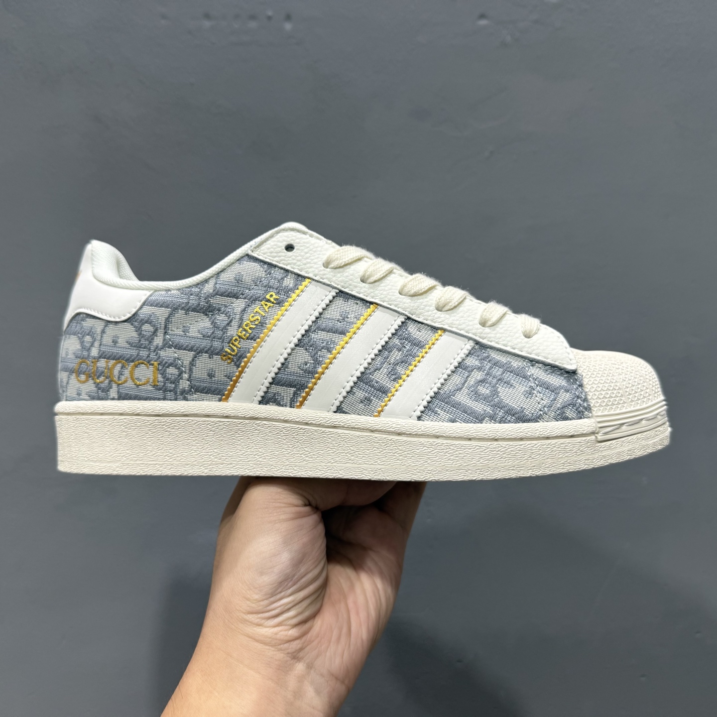 Adidas Originals Superstar 联名贝壳头 古驰休闲运动板鞋 BZ2525-132