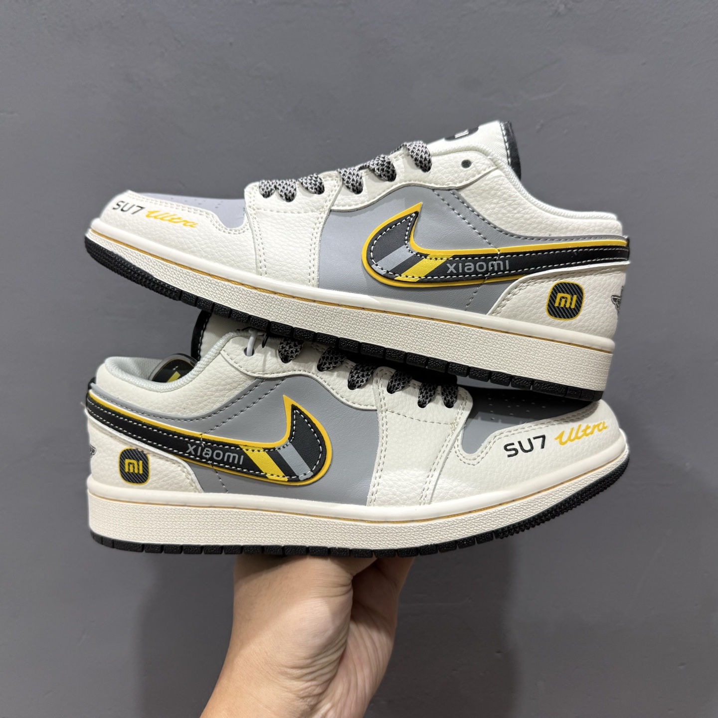 Air Jordan 1 Low AJ1 乔1 小米 SU7Ulltru 高端定制 低帮复古篮球鞋 XX3168-198