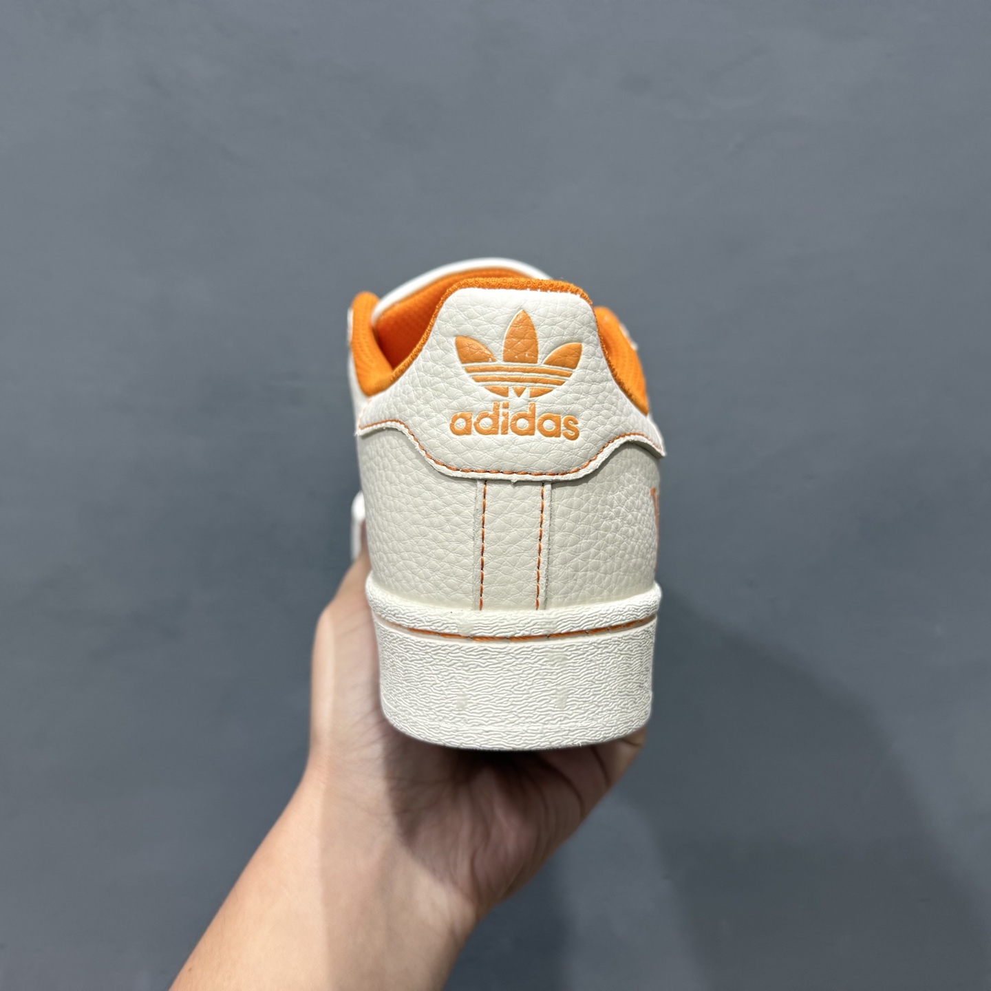 ＃纯原 CLOT x AD Originals #贝壳头LV联名限定 贴合柔软皮料白橙配色
