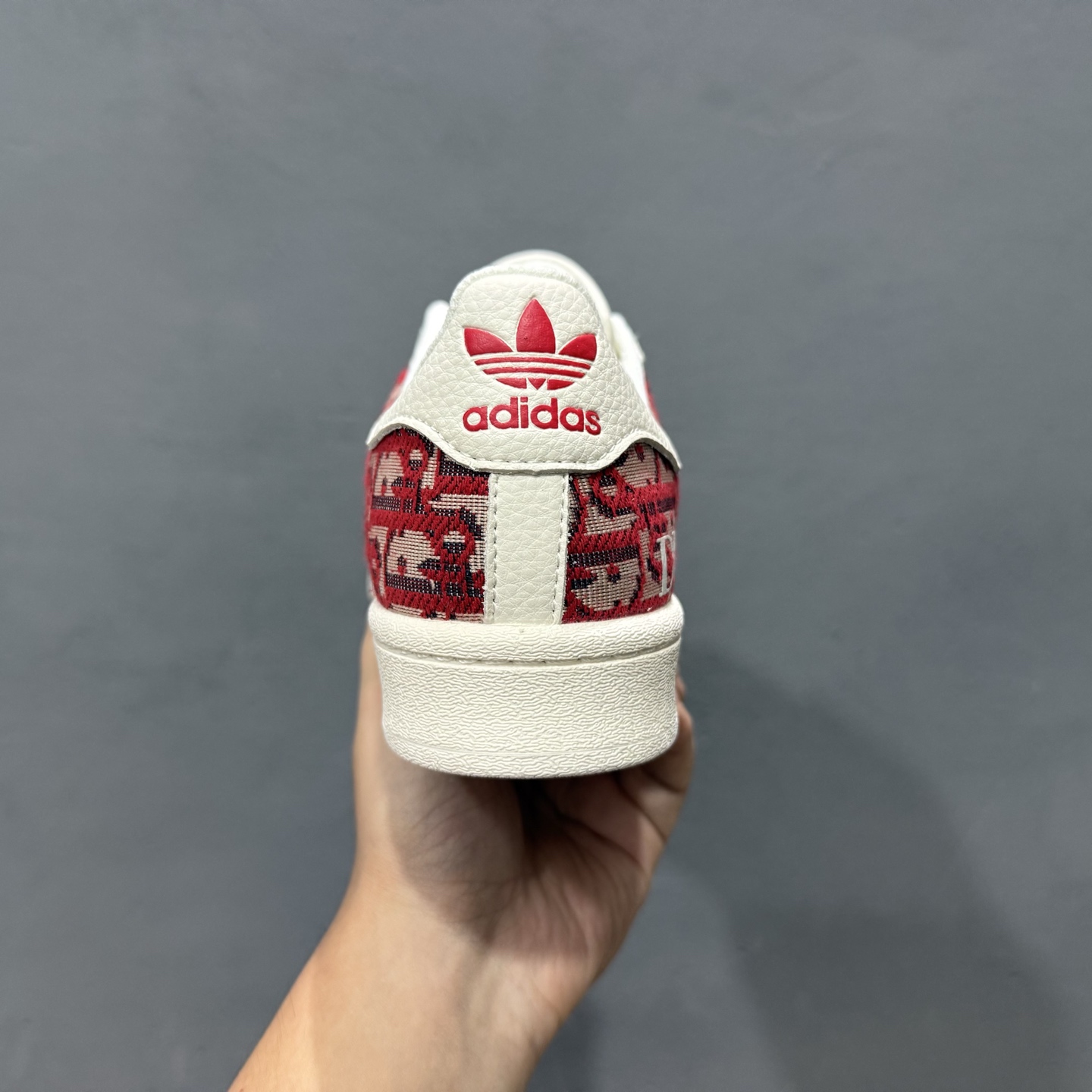 ＃纯原 CLOT x AD Originals #贝壳头迪奥联名限定 贴合柔软布料红白印花配色