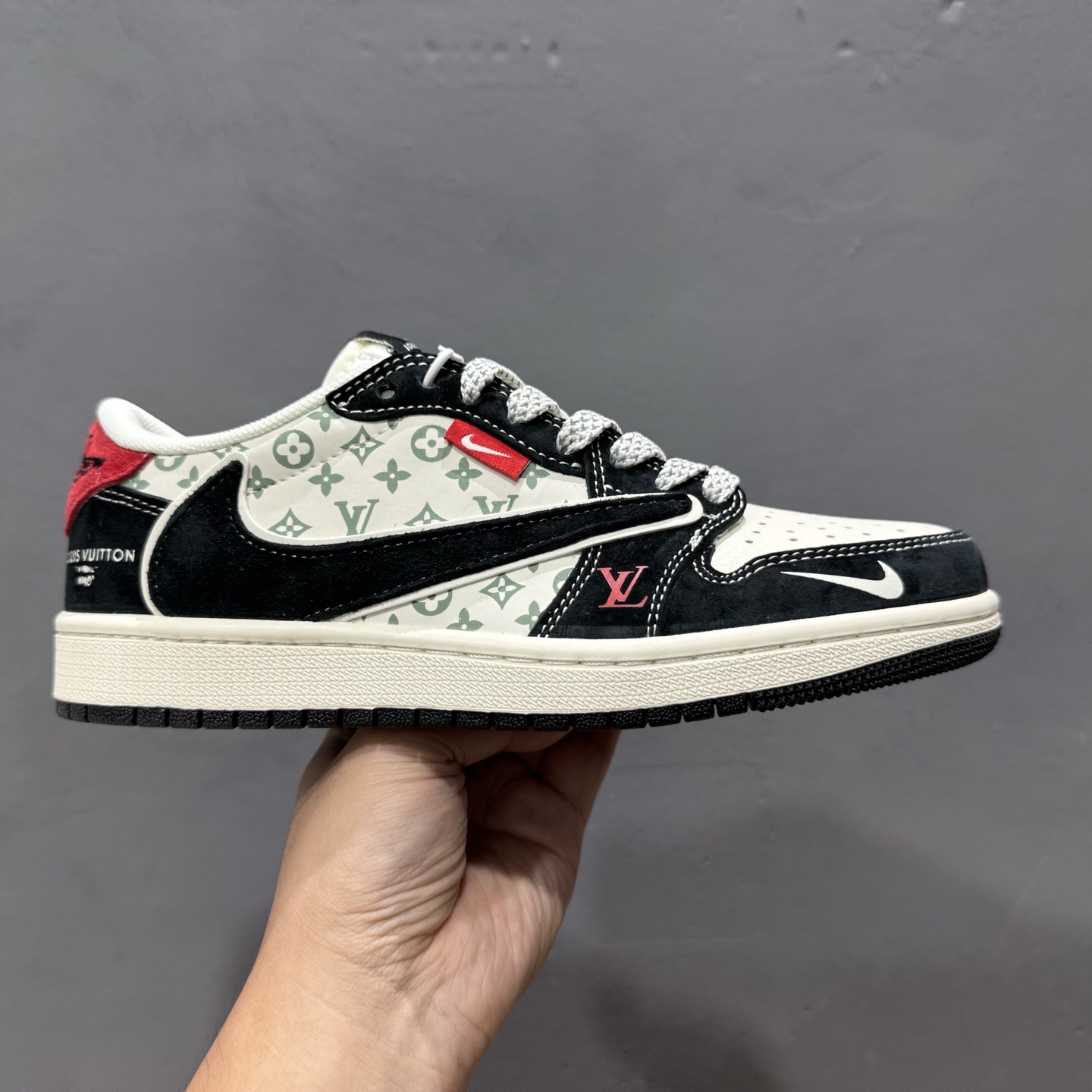 Nike SB Dunk Low LV联名 绑带牛仔蓝勾 周年高端定制 低帮休闲板鞋 YX5066-333