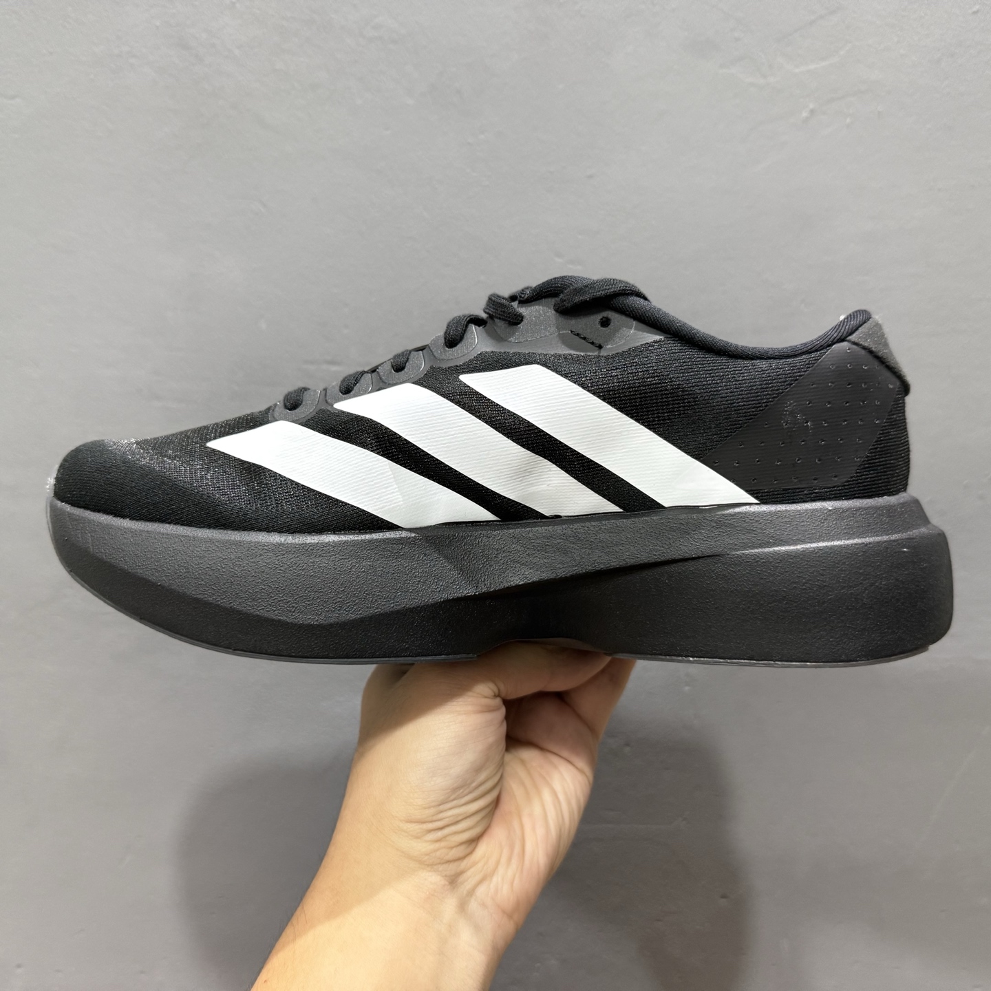 PK出品 新版出货 纯原 AD AD Adizero Evo SL M 黑白零度系列马拉松轻量竞速运动跑鞋 JP7149