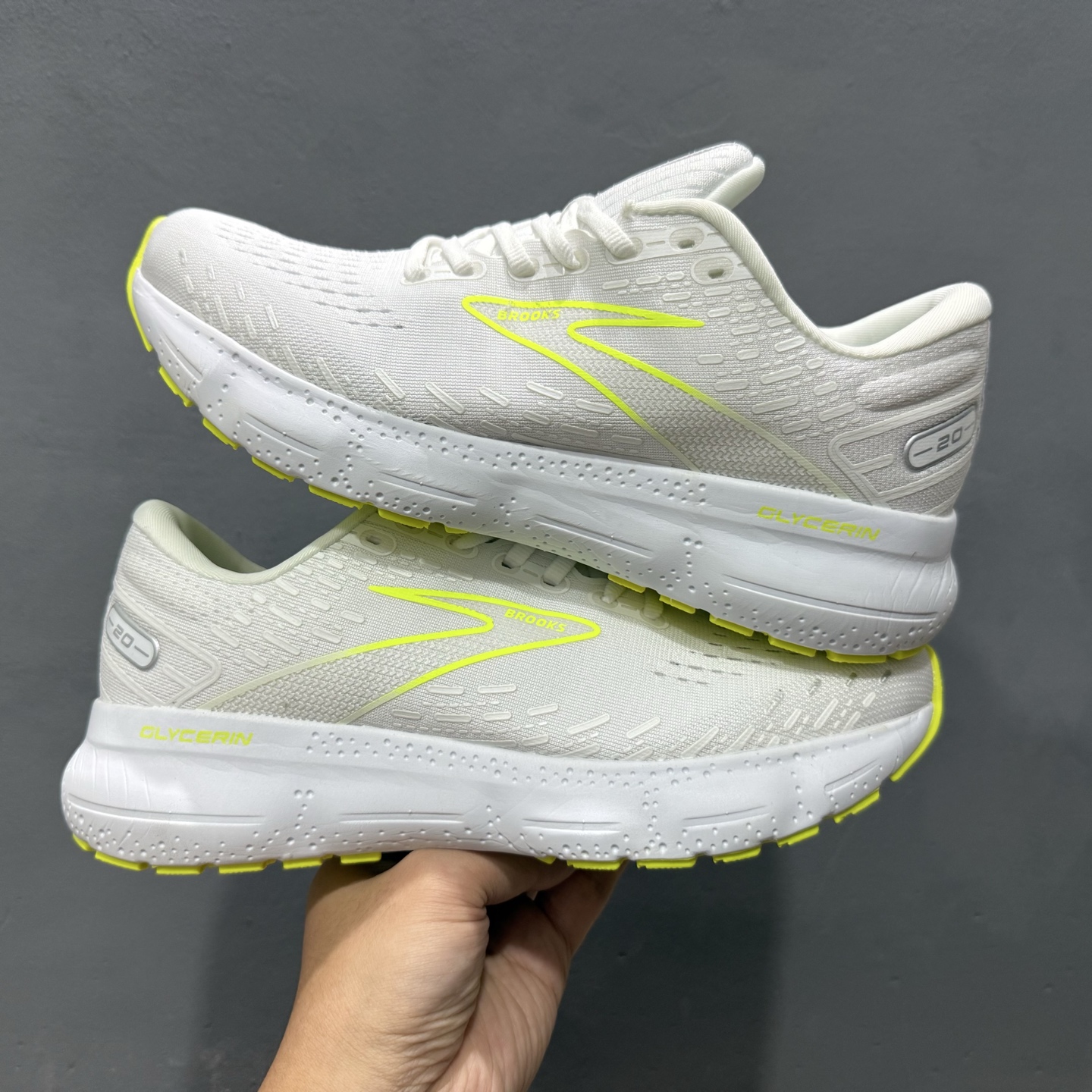 Brooks Glycerin 20 布鲁克斯甘油 缓震马拉松氮气慢跑鞋 110382 1D