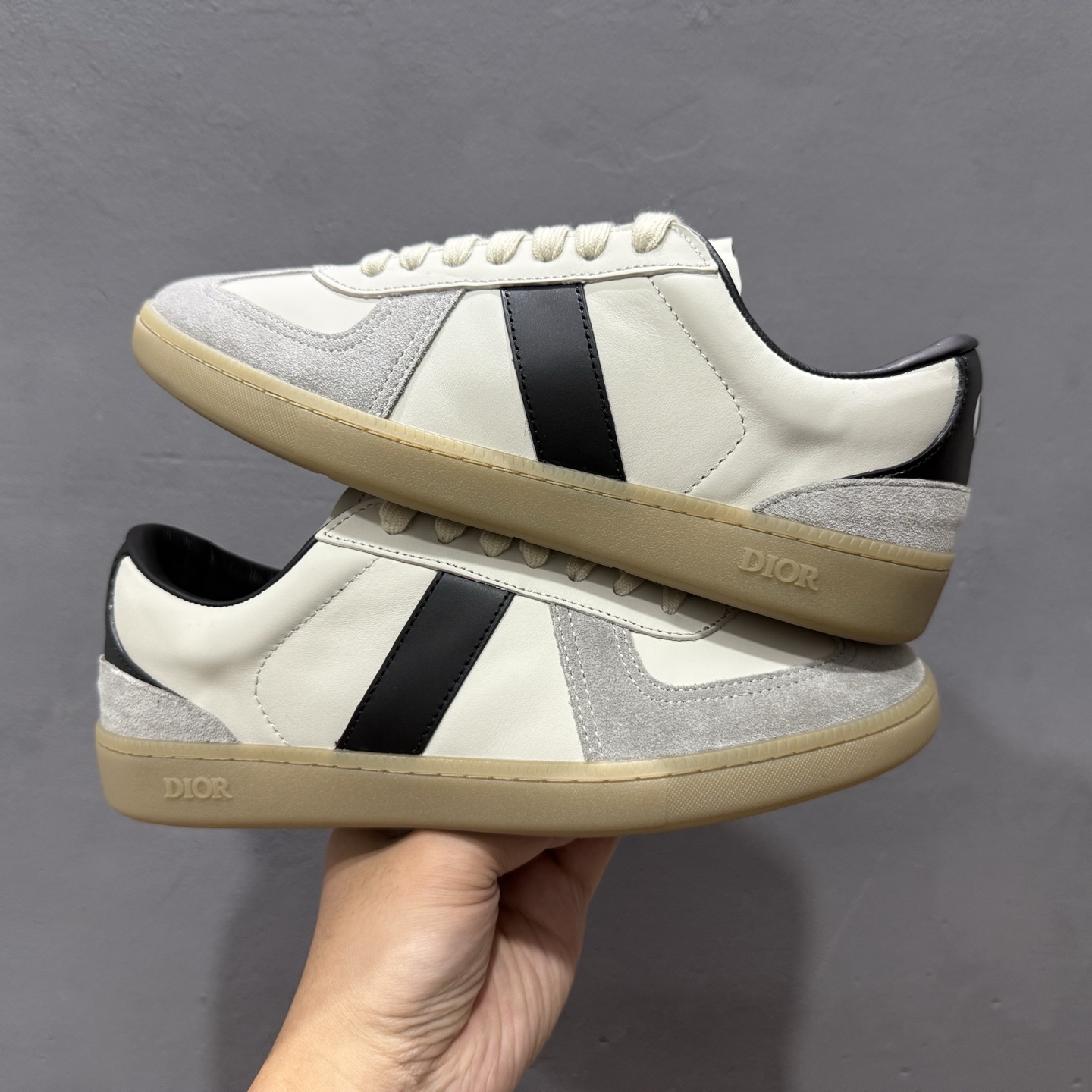 DIOR迪奥 B01 Matchpoint 圆头系带 迪奥德训鞋 3SN328ZQRL