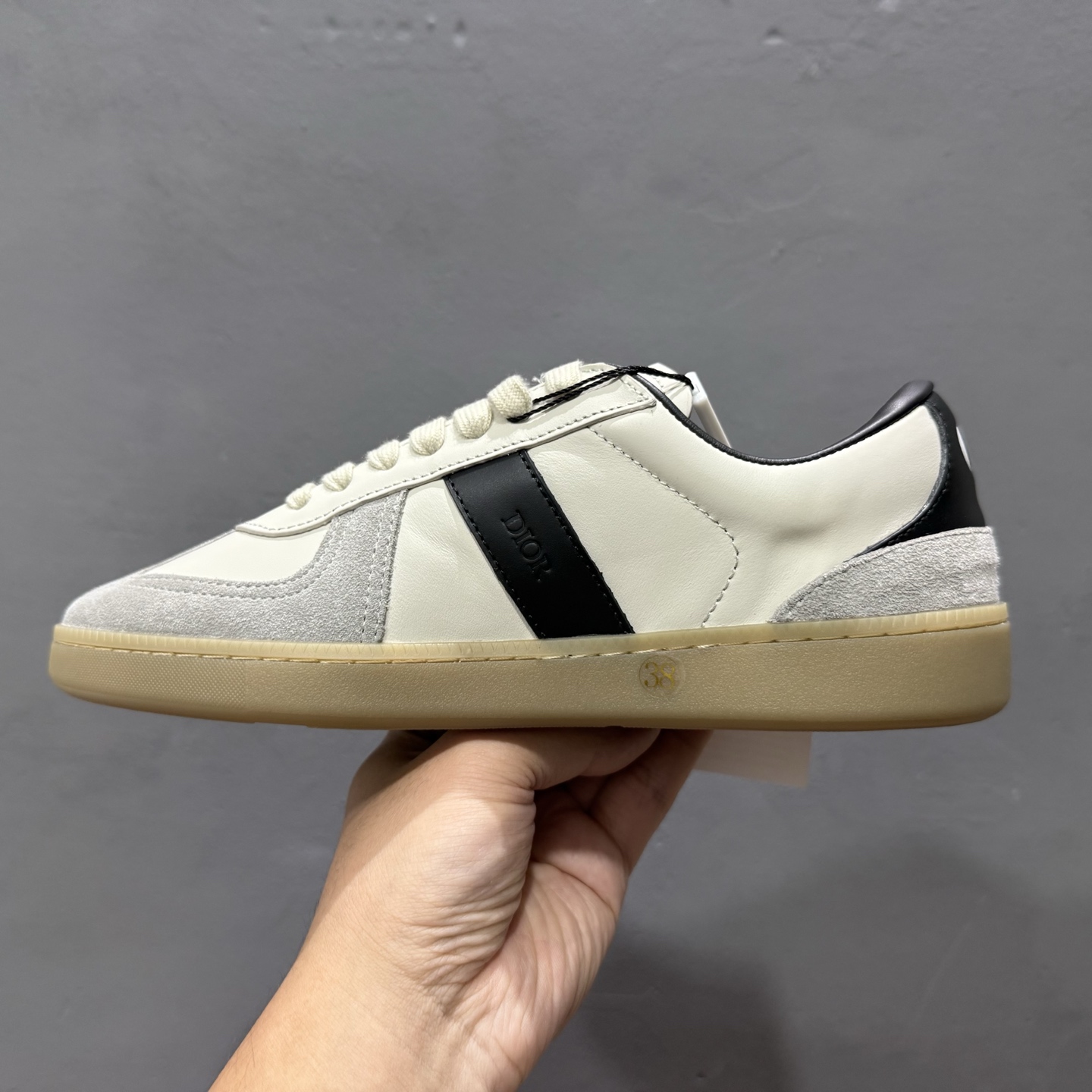 DIOR迪奥 B01 Matchpoint 圆头系带 迪奥德训鞋 3SN328ZQRL