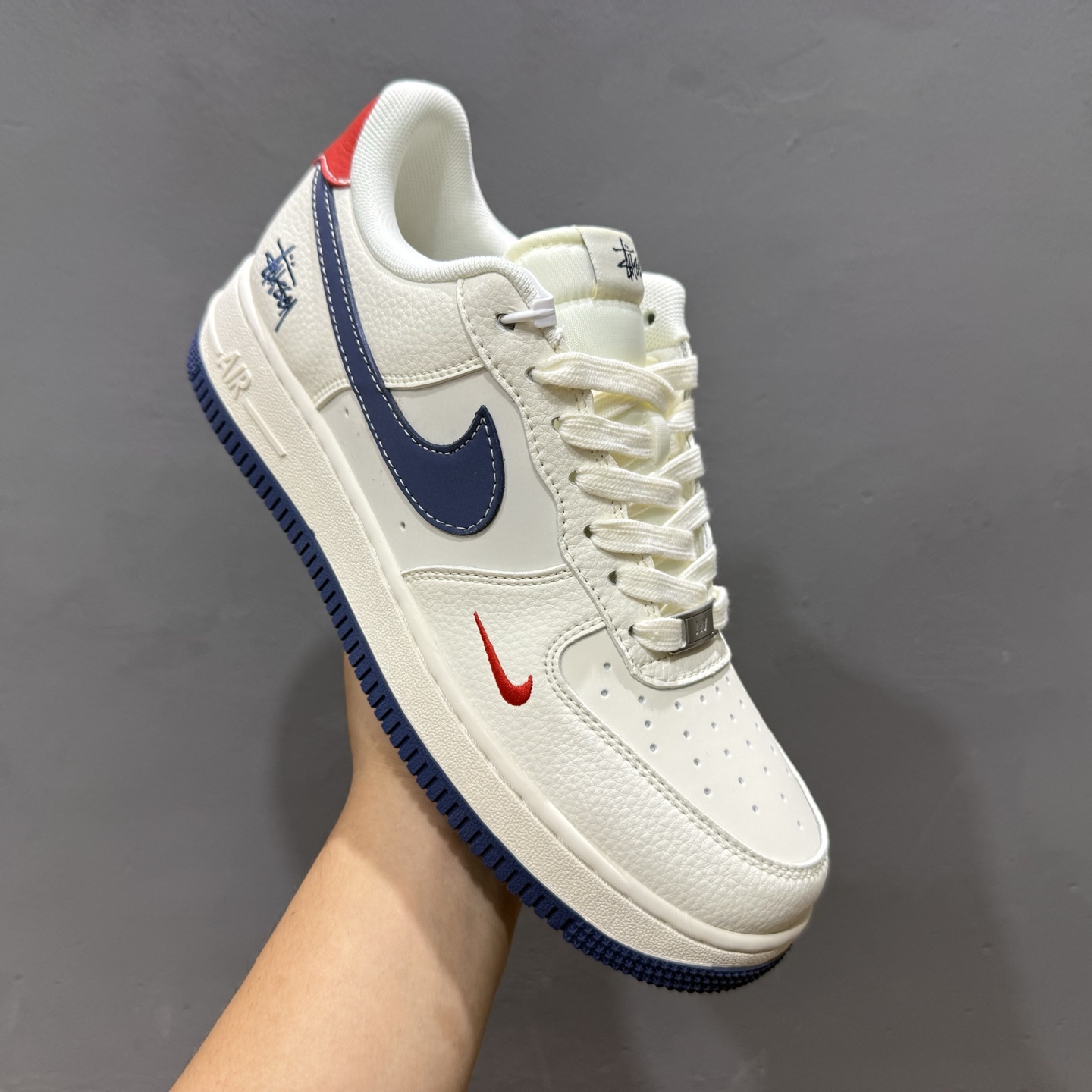 Nike Air Force 1'07 斯图西 联名 米白蓝 JJ2508-716