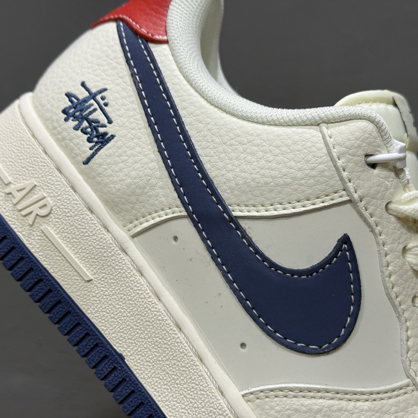 Nike Air Force 1'07 斯图西 联名 米白蓝 JJ2508-716