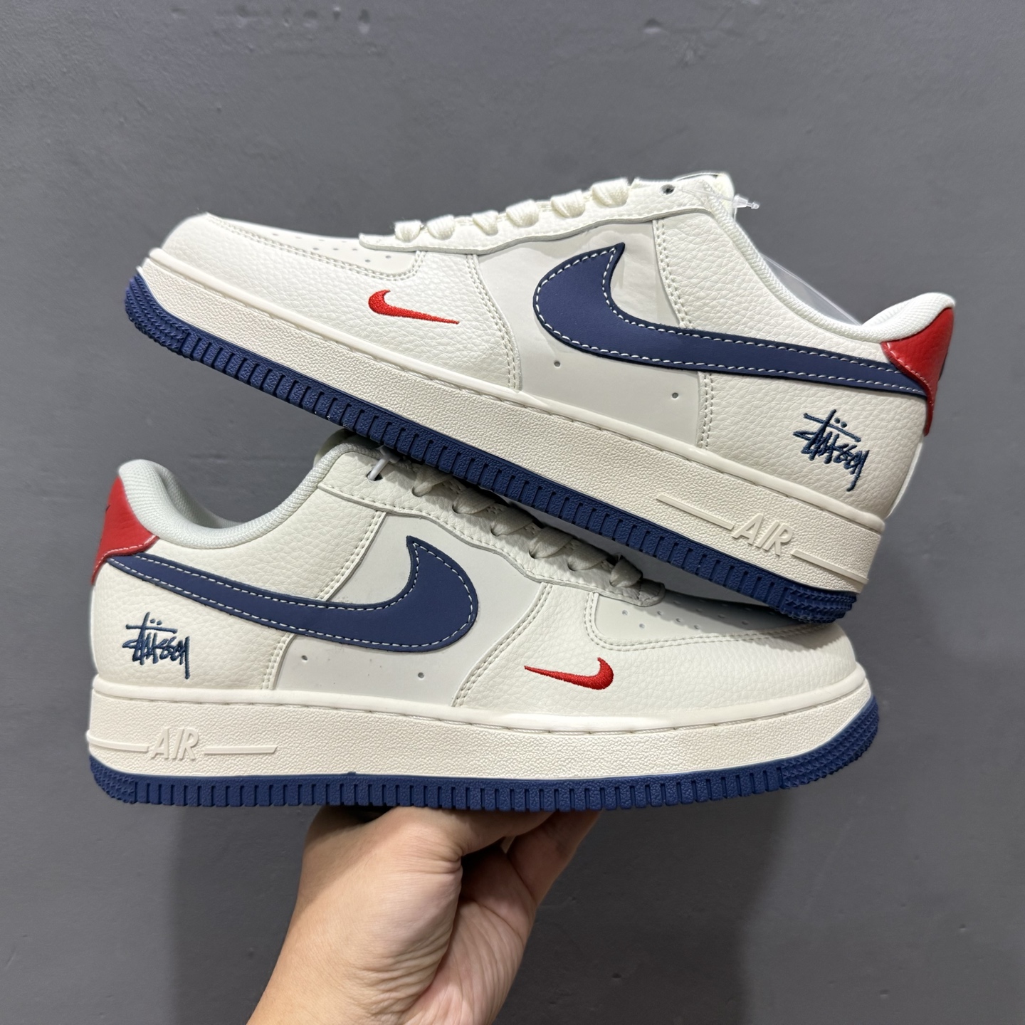 Nike Air Force 1'07 斯图西 联名 米白蓝 JJ2508-716