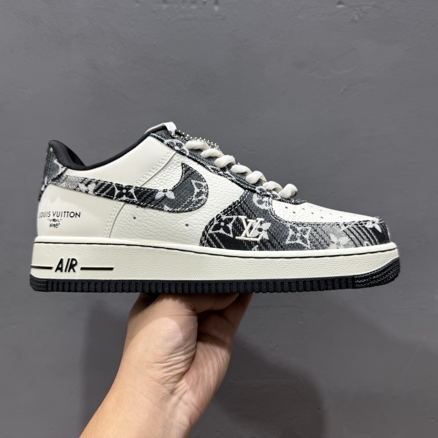 SC版 Nike Air Force 1’07 Low LV联名 灰黑牛仔 空军一号低帮休闲板鞋 SC9207-539